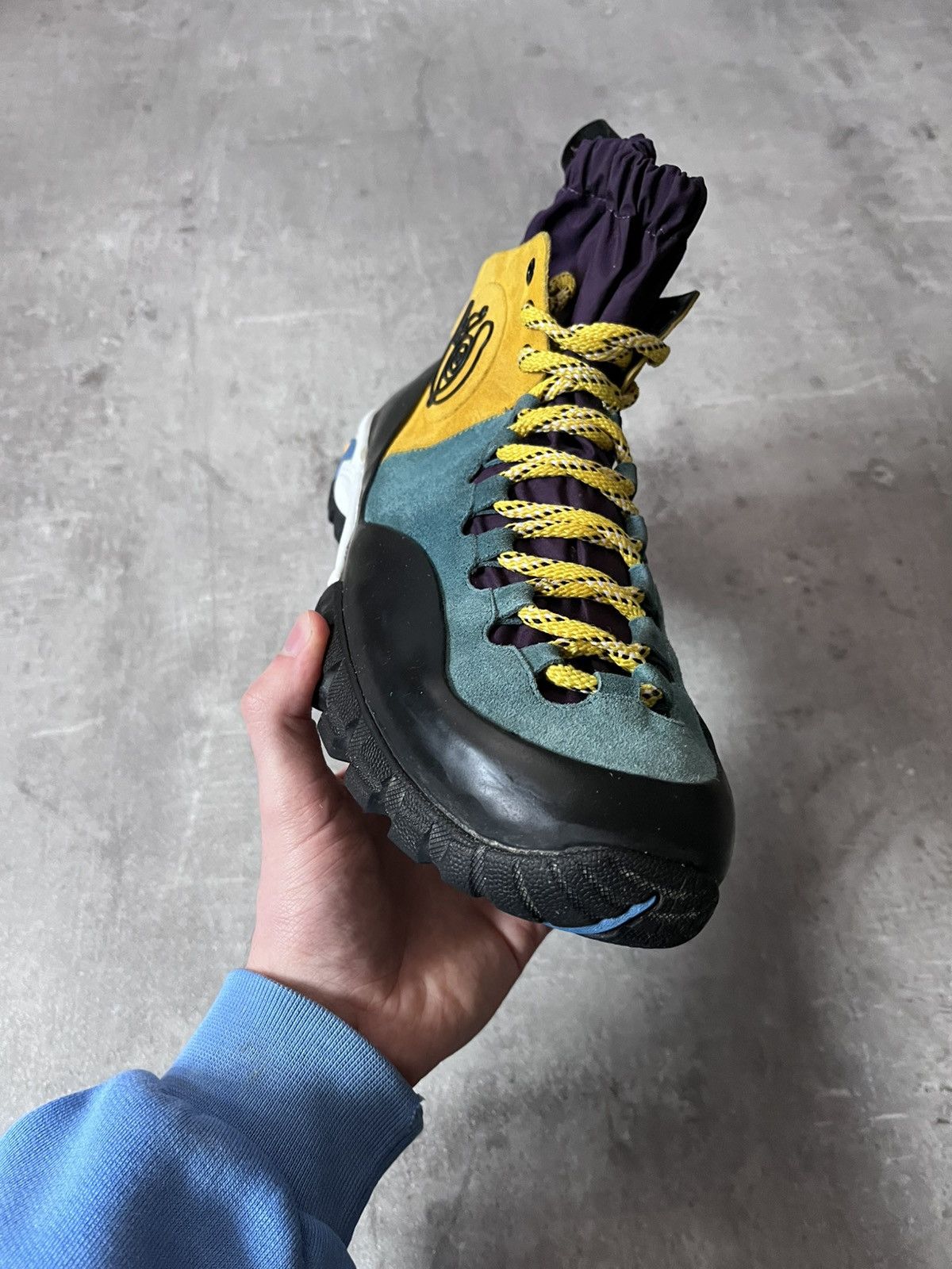 Loewe Loewe ELN Climbing boots shoes yellowe blue black Size US 12 / EU 45 - 14 Thumbnail