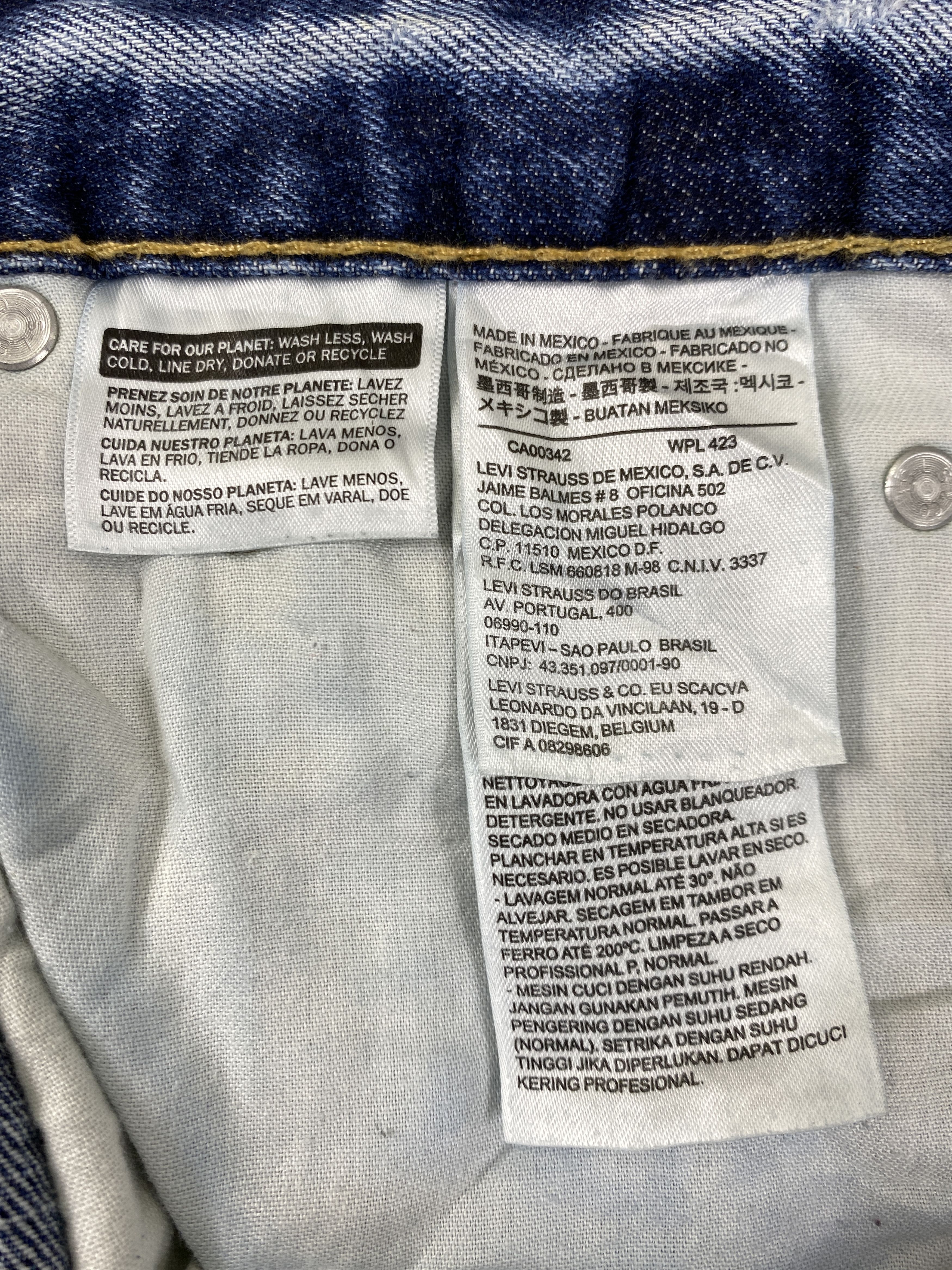 Levi's Blue Wash Vintage Levi's 569 Jeans 38x31 Denim -JN1064 Size US 38 / EU 54 - 9 Thumbnail