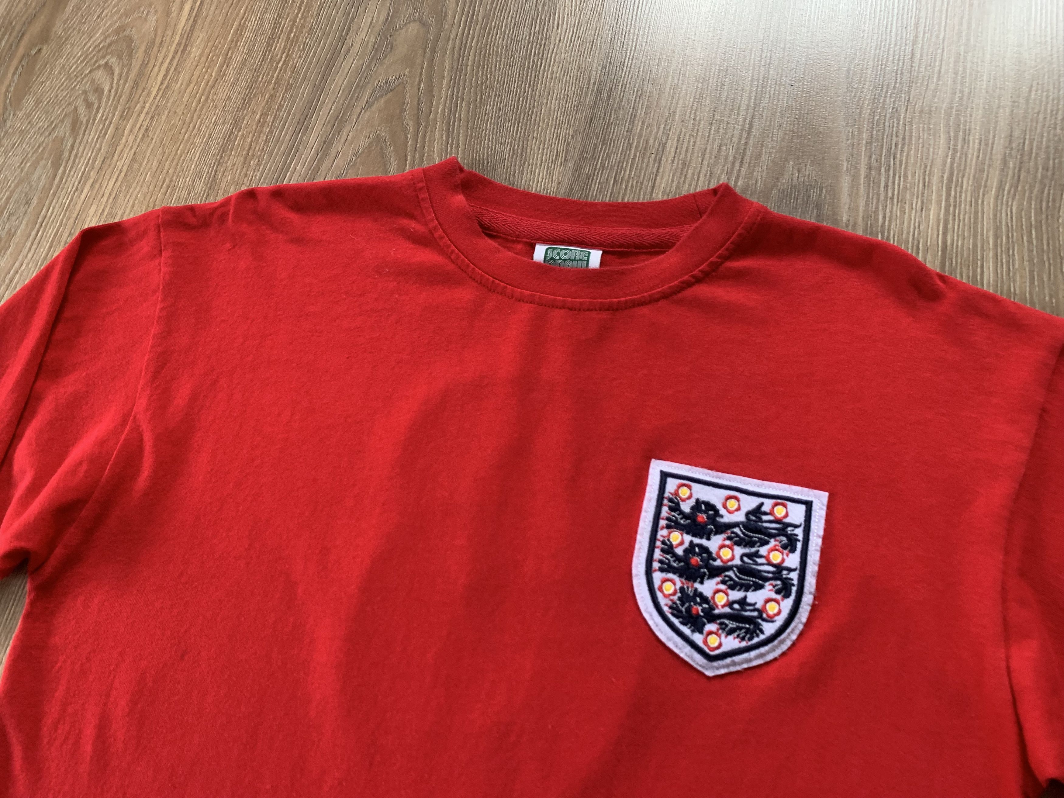 Vintage Score Draw Cotton England 6 Long Sleeve T-Shirt Size US M / EU 48-50 / 2 - 4 Thumbnail