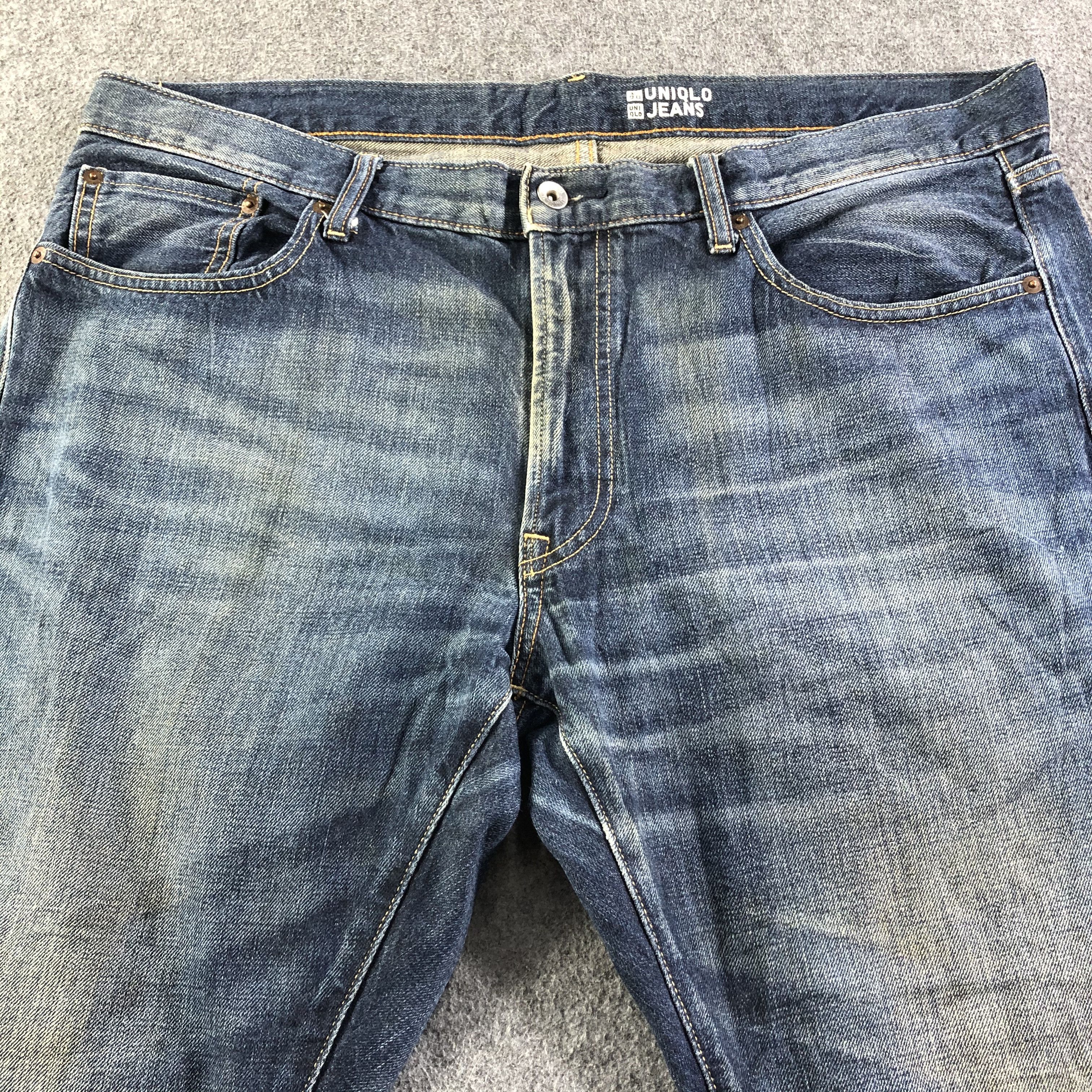 Selvedge Blue Wash Uniqlo Jeans-J2957