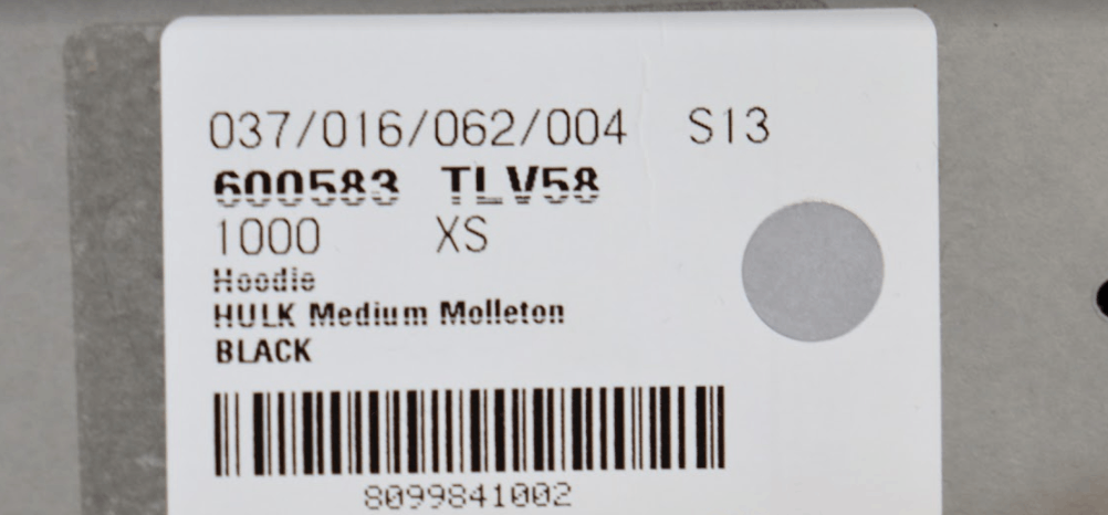Balenciaga o1rshd1 Hulk Medium Molleton Hoodie in Black Size US XS / EU 42 / 0 - 8 Thumbnail