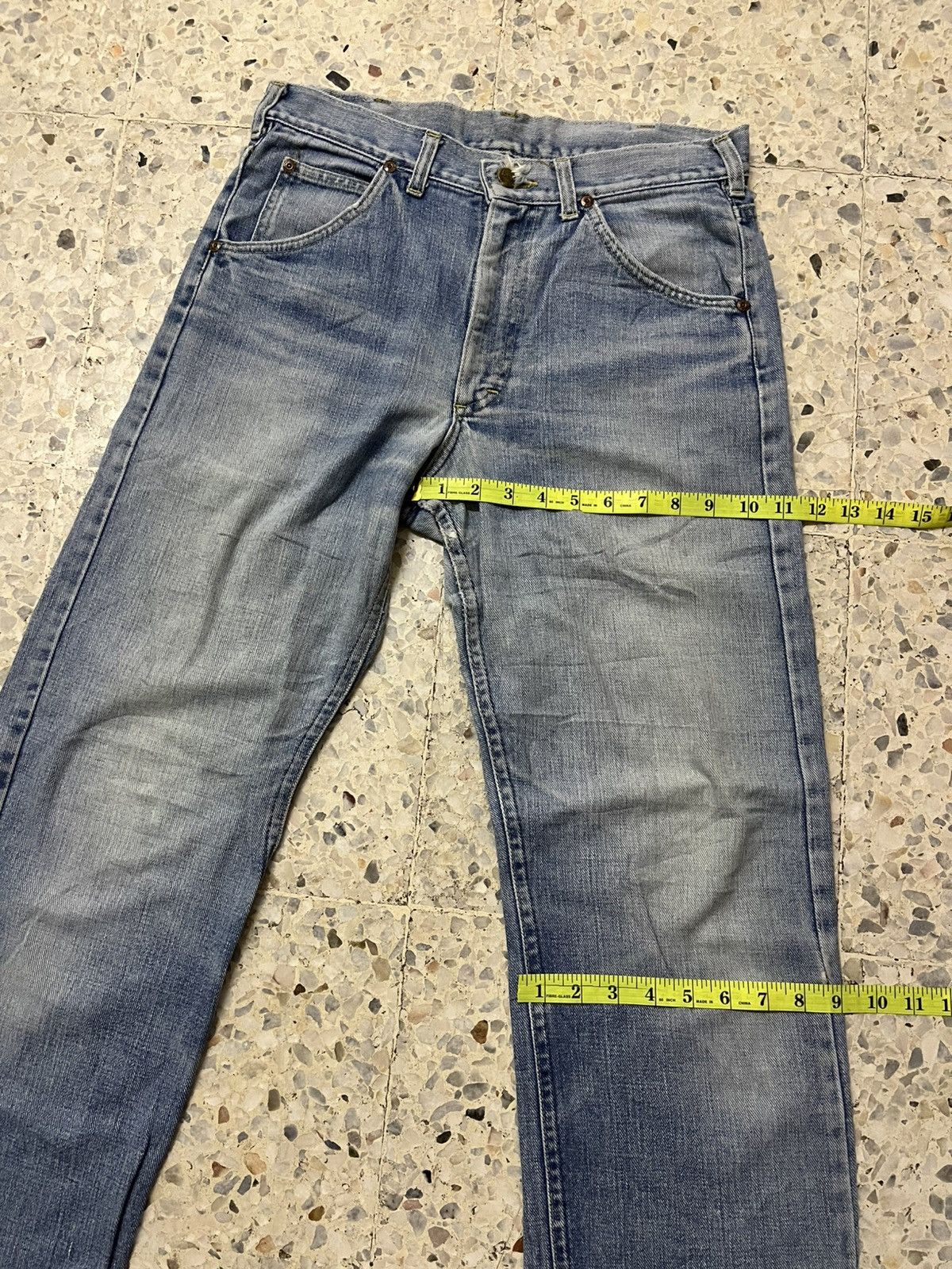 Lee Vintage 70s LEE Rider scovill zipper distressed denim Size US 32 / EU 48 - 12 Thumbnail