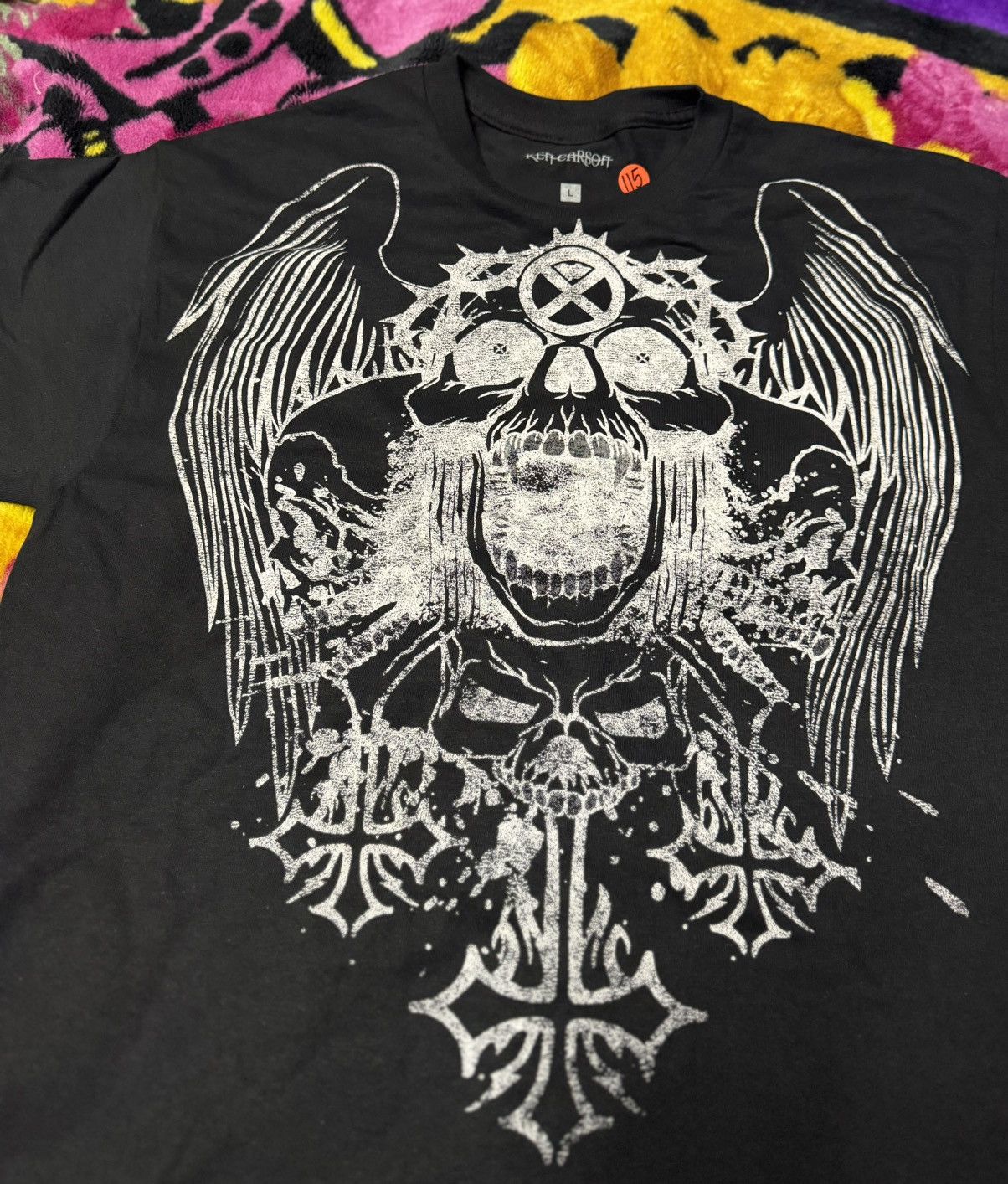 Actual Hate × Ken Carson × Playboi Carti KEN CARSON XSIDEDOWN Tee T Shirt EUROPE Tour L Size US L / EU 52-54 / 3 - 2 Thumbnail