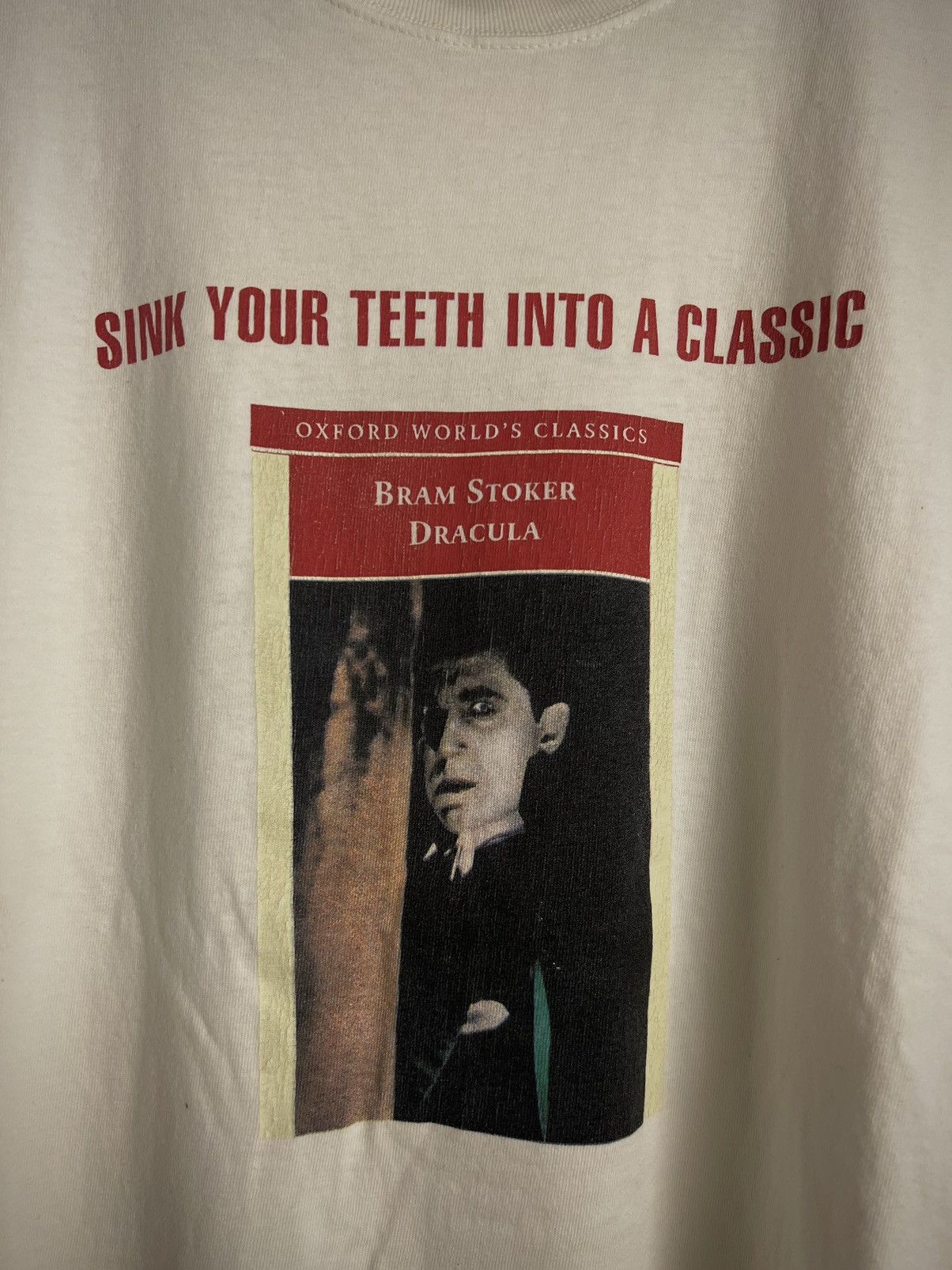 Vintage 1998 Vintage + Faded Oxfords Dracula Classic T-Shirt Size US XL / EU 56 / 4 - 3 Thumbnail