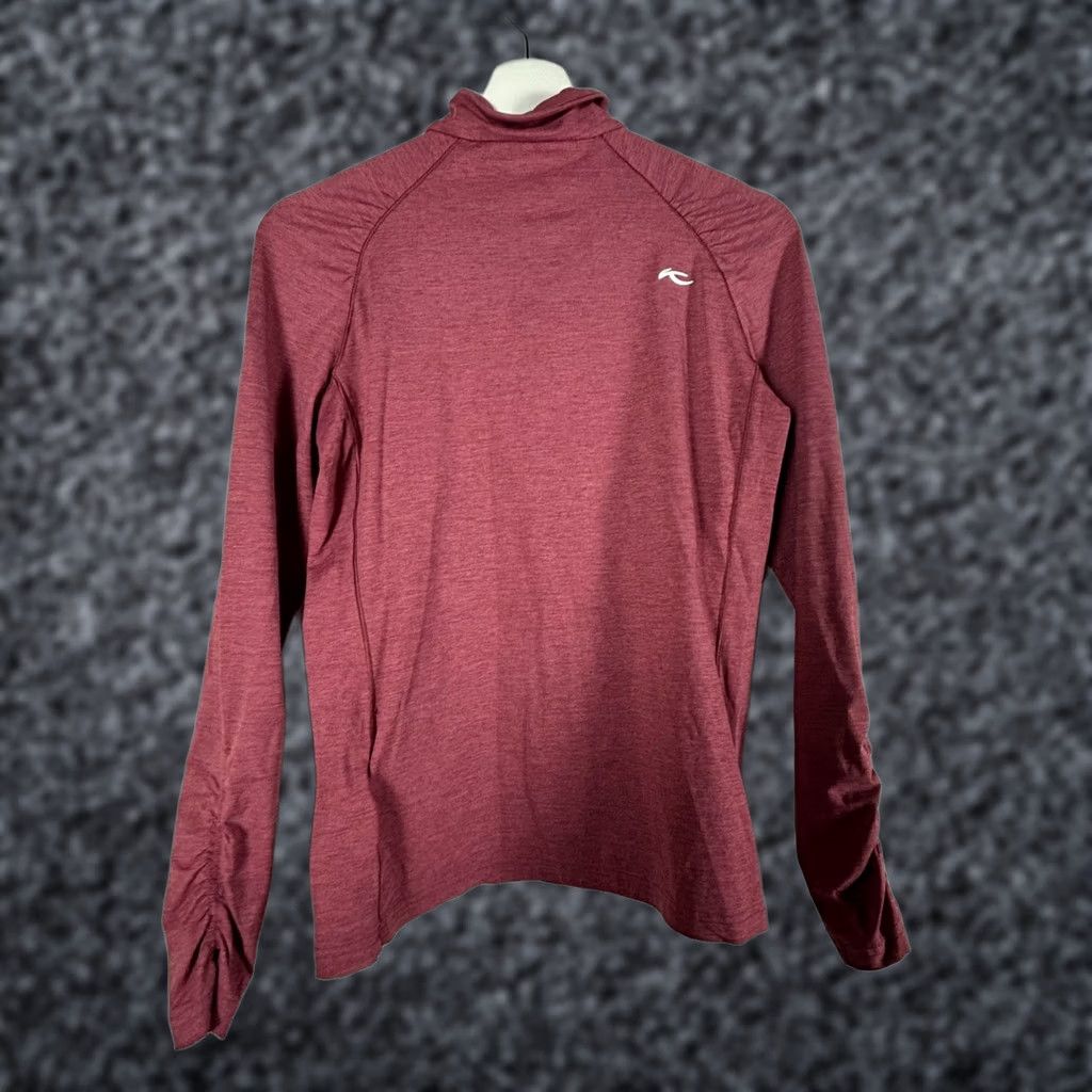 KJUS Kjus Womens Pink Long Sleeve 1/4 Zip Pullover Shirt Small UPF 50+ Pullover Size S / US 4 / IT 40 - 1 Thumbnail