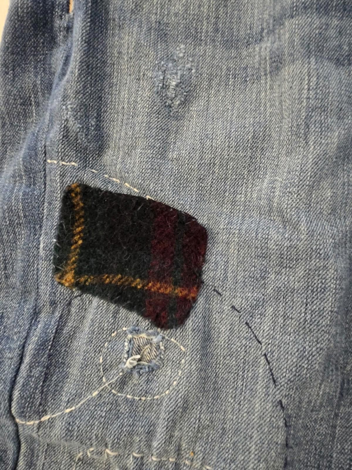 Polo Ralph Lauren Polo Ralph Lauren Jeans Blue Patchwork Denim Astor Slim 31 Size US 31 - 8 Thumbnail