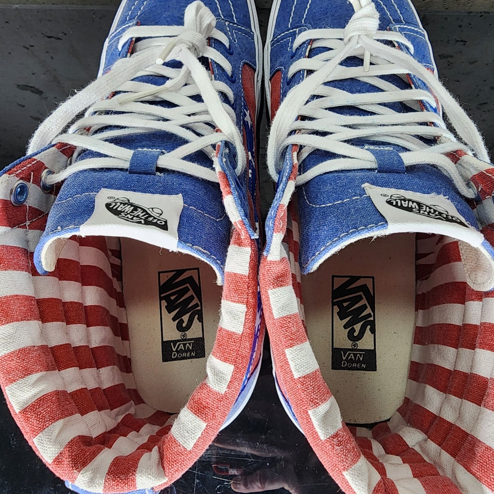 Vans Vans Sk8 Hi Reissue Van Doren Stars Stripes Size 13 Size US 13 / EU 46 - 6 Thumbnail