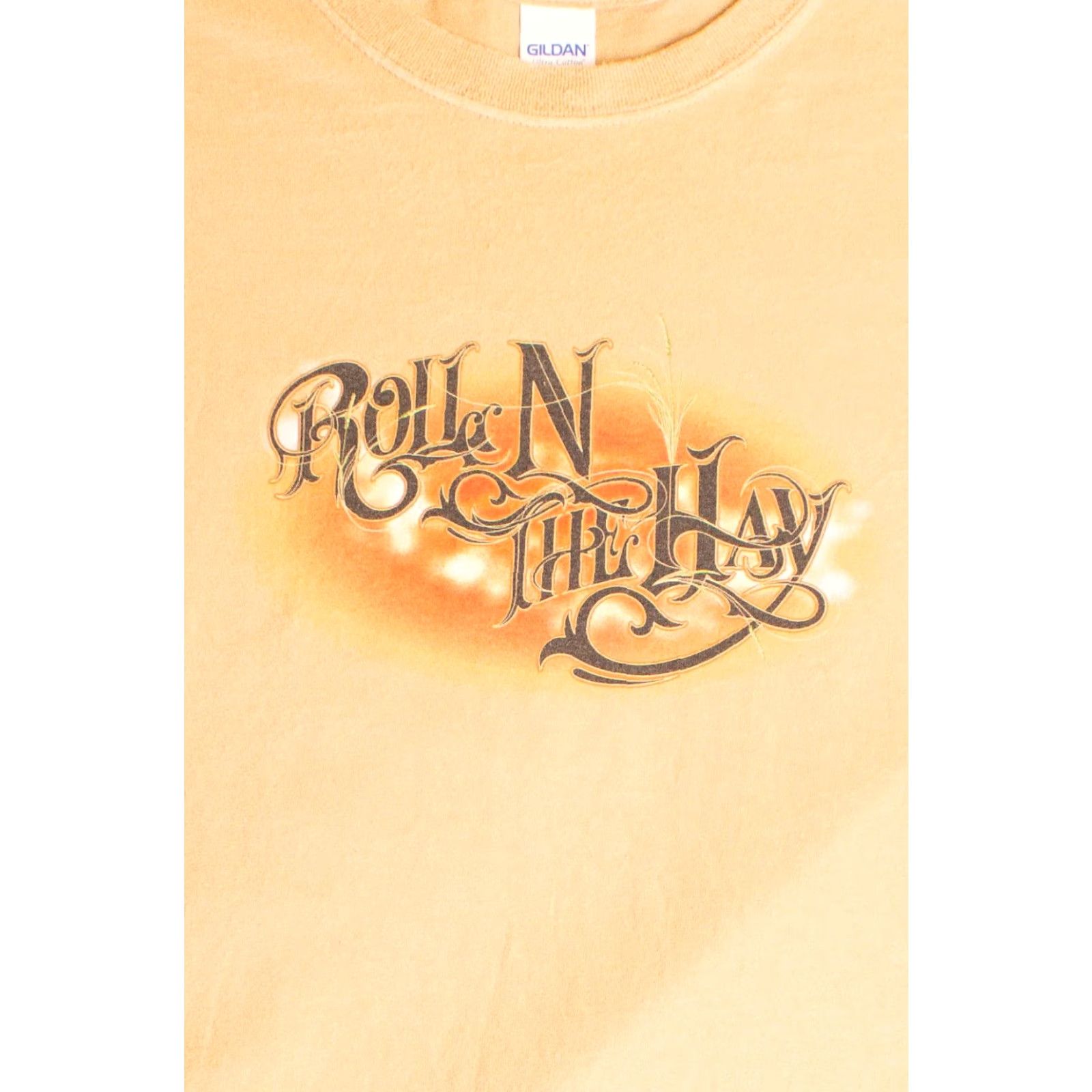 Gildan VINTAGE Roll N The Hay Big Rig T-Shirt XX-Large White Unisex Adults Short Sleeve 2010s Mens Womens Size US XXL / EU 58 / 5 - 3 Thumbnail