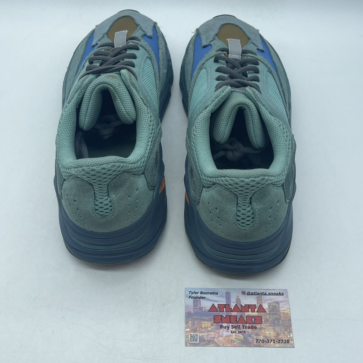 Adidas Yeezy boost 700 faded azure Size US 9.5 / EU 42-43 - 6 Thumbnail