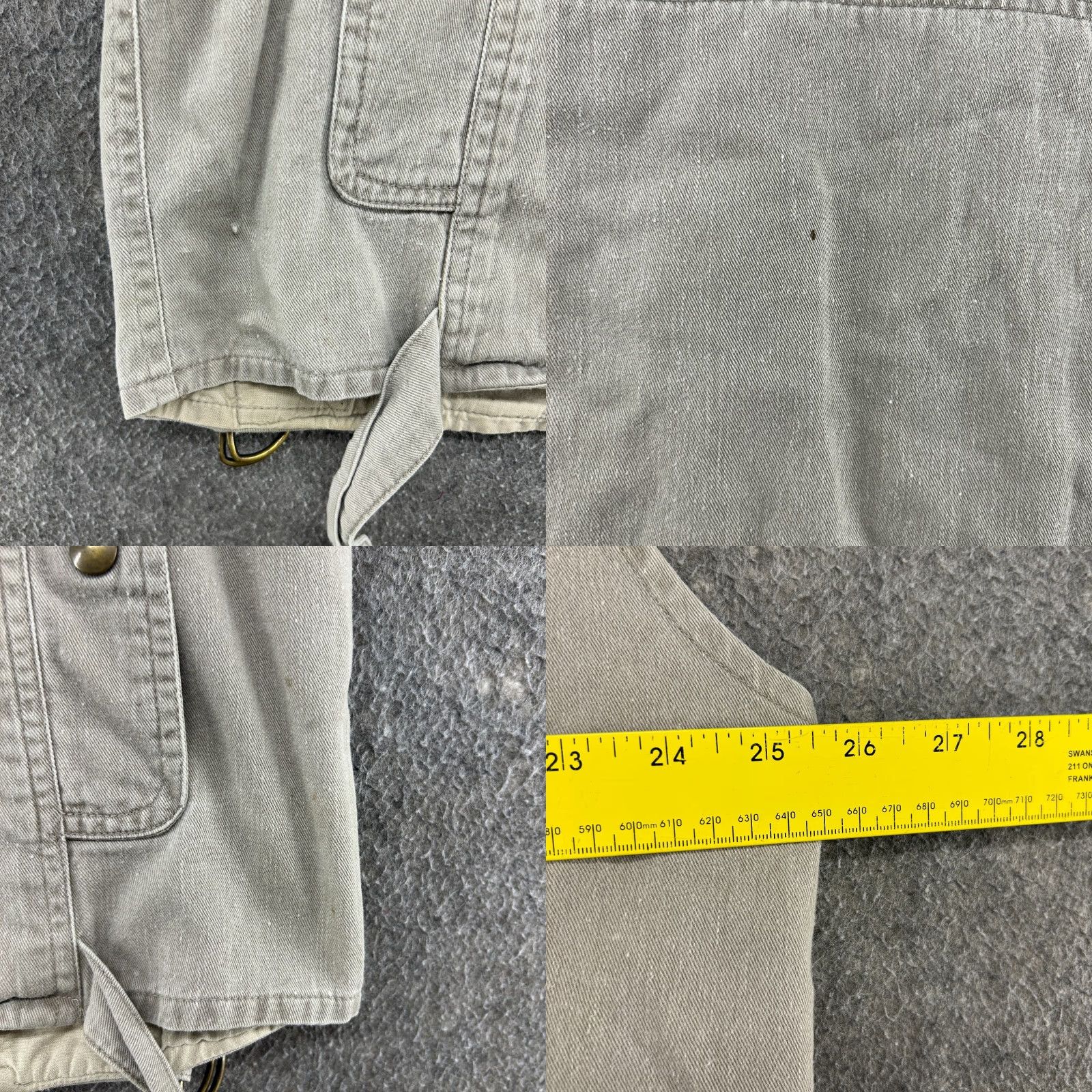 Eddie Bauer VINTAGE Eddie Bauer Vest Mens XL Beige Cotton Utility Pockets 90s Down Zip Pockets Military 90s Mens Size US XL / EU 56 / 4 - 9 Thumbnail
