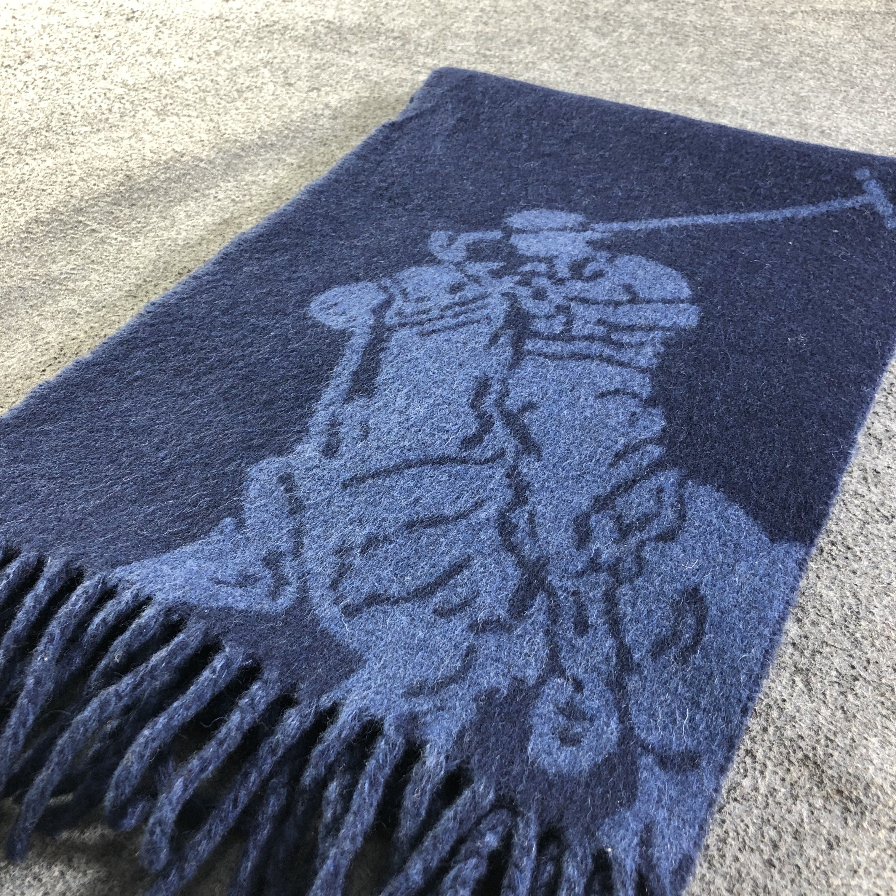 Polo Ralph Lauren Polo Ralph Lauren Big Logo Wool Scarf Muffler V2021 Size ONE SIZE - 4 Thumbnail