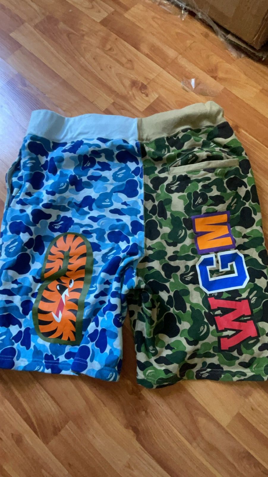 Bape BAPE ABC Split Camo Shorts XXL Size US 38 / EU 54 - 2 Thumbnail