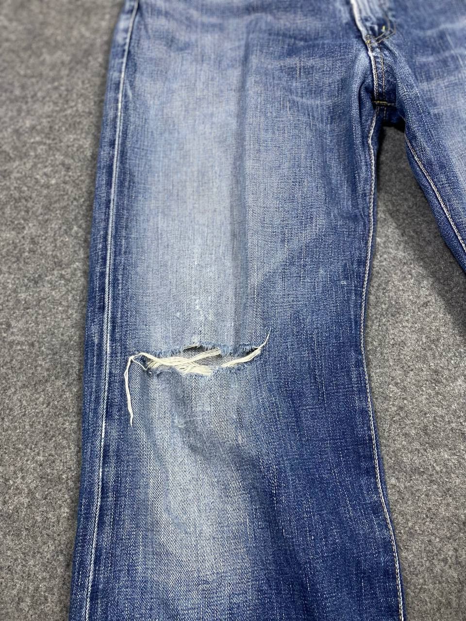 Edwin vintage edwin 505x selvedge distressed denim nice design Size US 33 - 10 Thumbnail