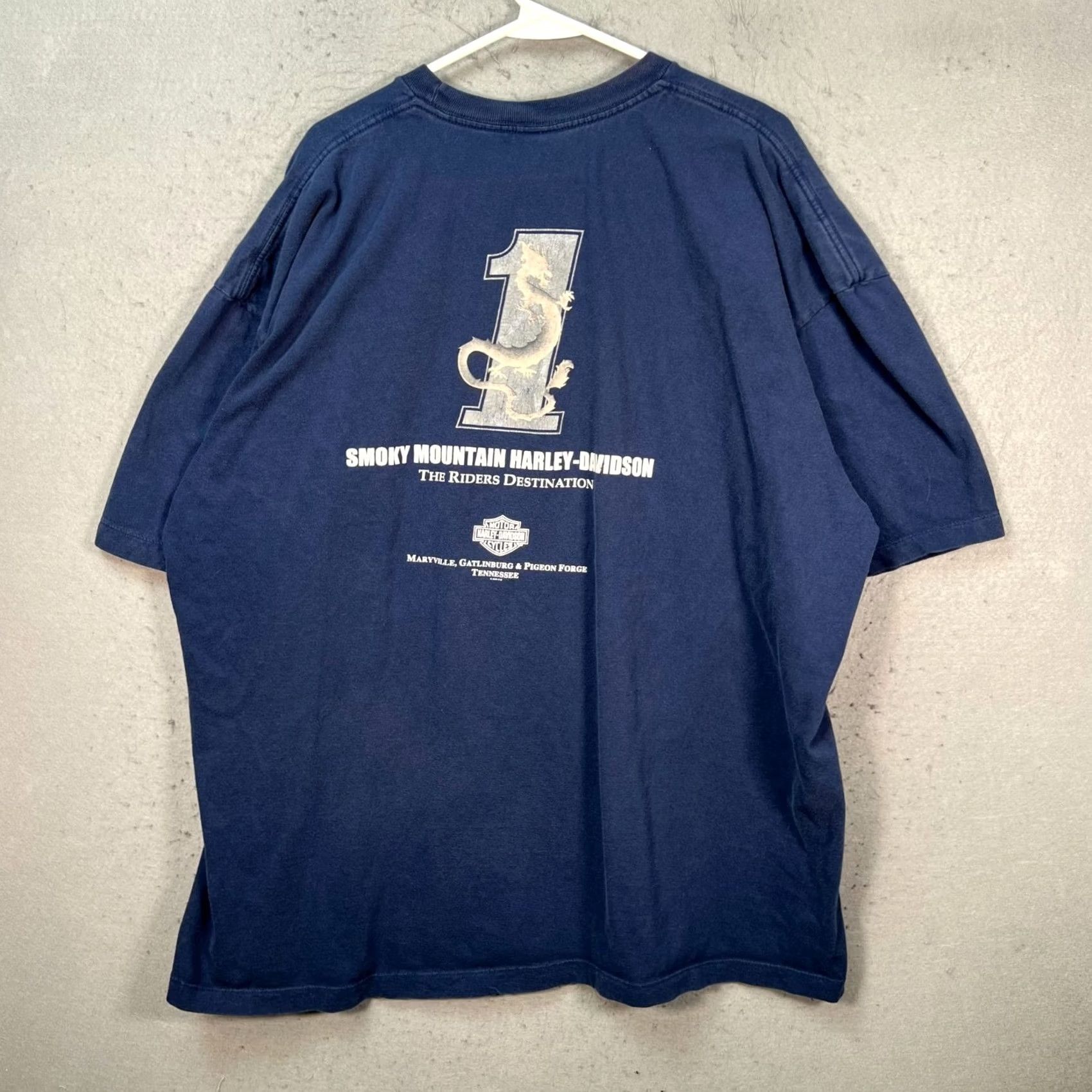 Harley Davidson Harley-Davidson T-Shirt Harley-Davidson Blue 4XL Size 4X Adult Mens Logo Motorcycle Vintage? No (from title) Size US XXL / EU 58 / 5 - 2 Thumbnail