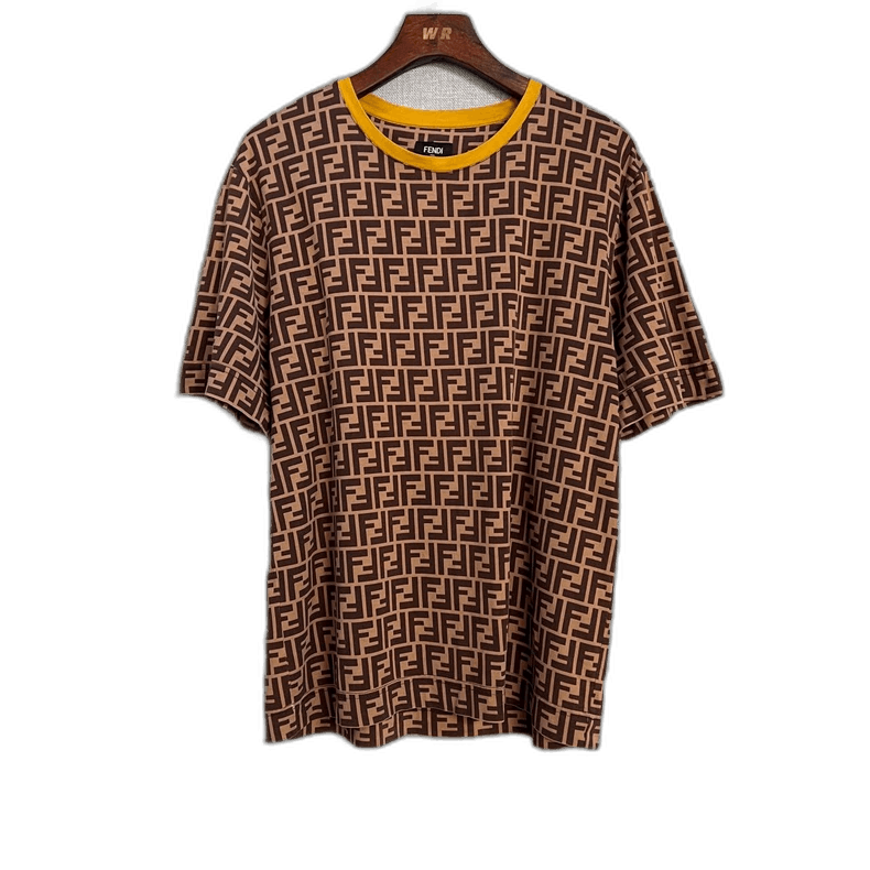 Fendi Fendi Logo Printed Short Sleeve TShirt Size US M / EU 48-50 / 2 - 1 Thumbnail