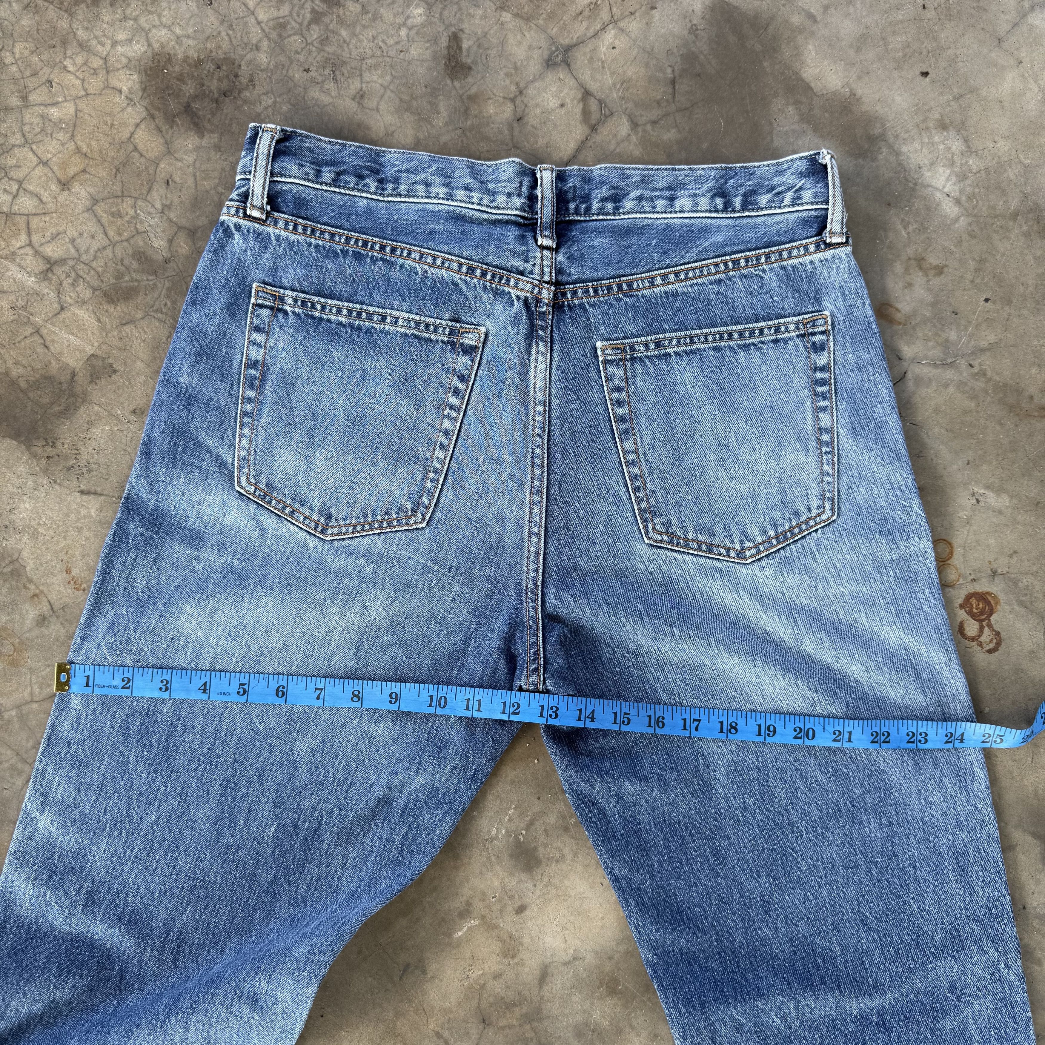 Japanese Brand Vintage Japanese Brand Faded Denim Jean W34 Size US 34 / EU 50 - 8 Thumbnail