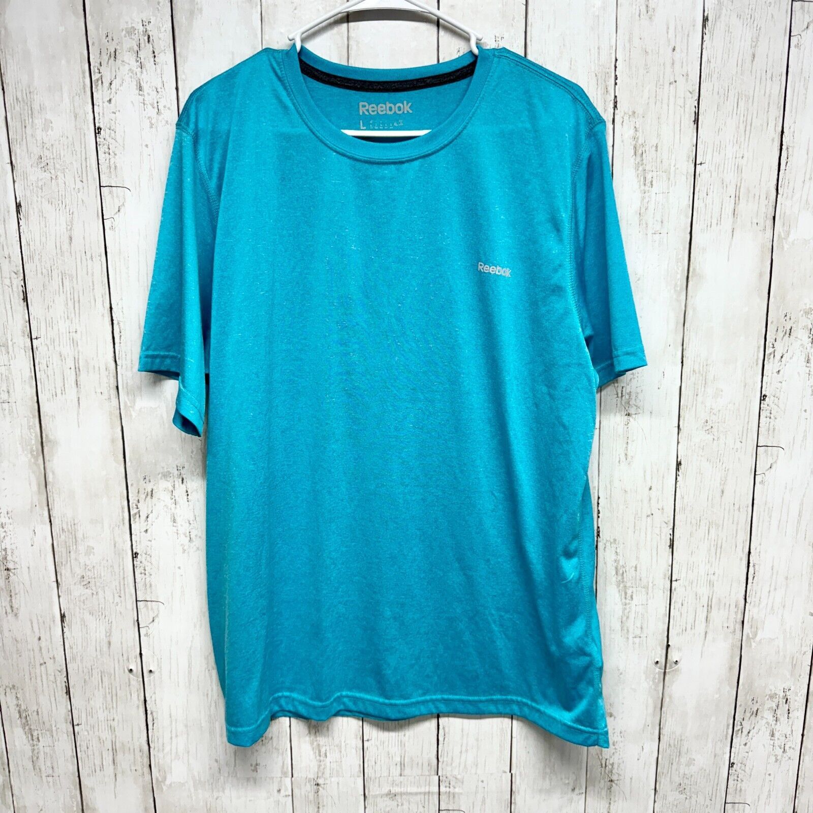 Reebok Reebok Shirt Size Large Blue Short Sleeve Polyester Athletic Size US L / EU 52-54 / 3 - 1 Thumbnail