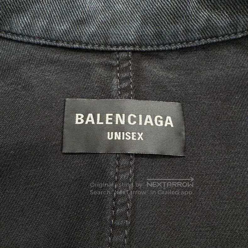 Balenciaga Balenciaga Deconstructed Denim Jacket. Size US XS / EU 42 / 0 - 2 Thumbnail