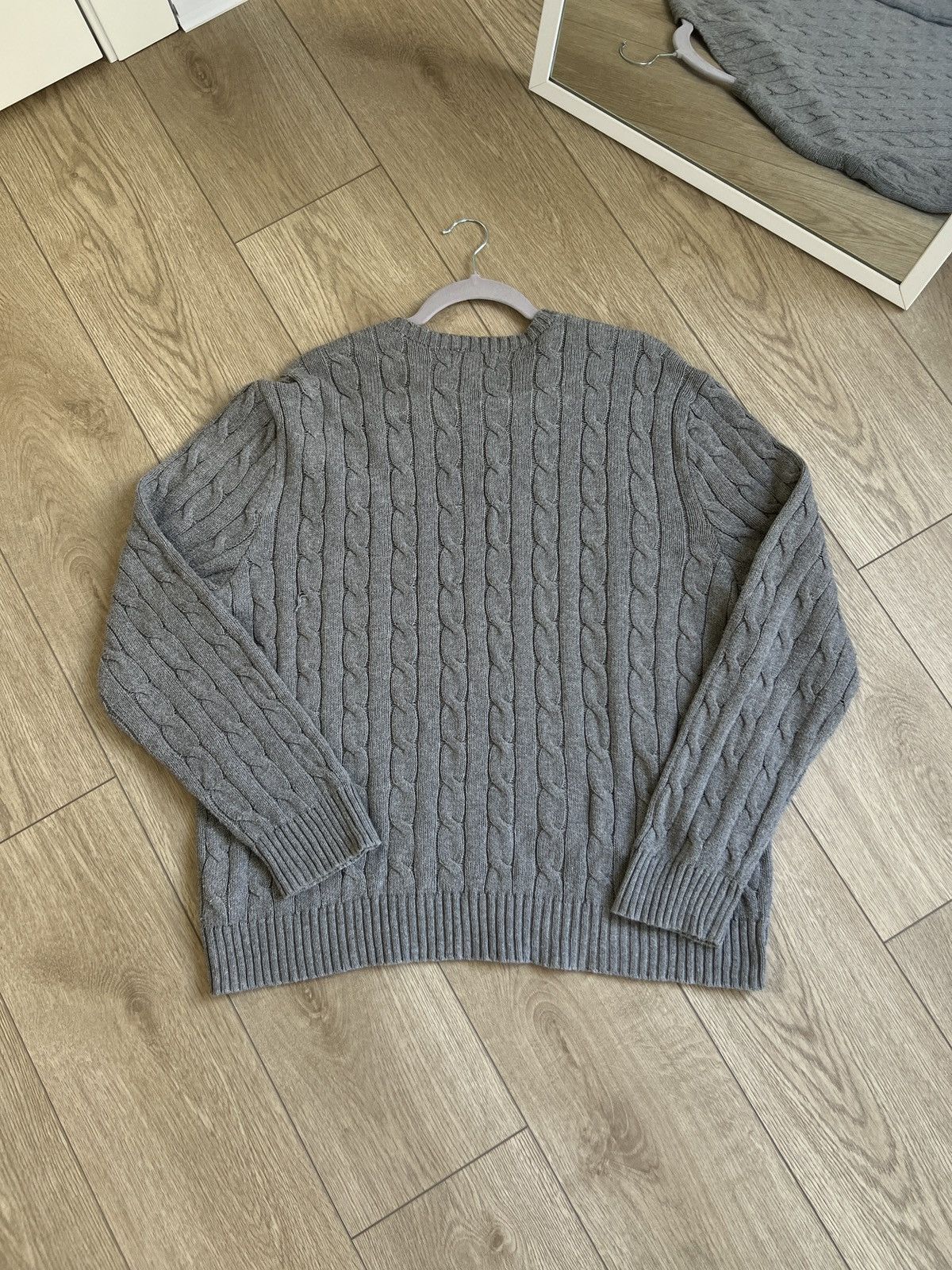 Ralph Lauren Ralph Lauren Polo sweater knitting knit grey Size US XL / EU 56 / 4 - 2 Thumbnail
