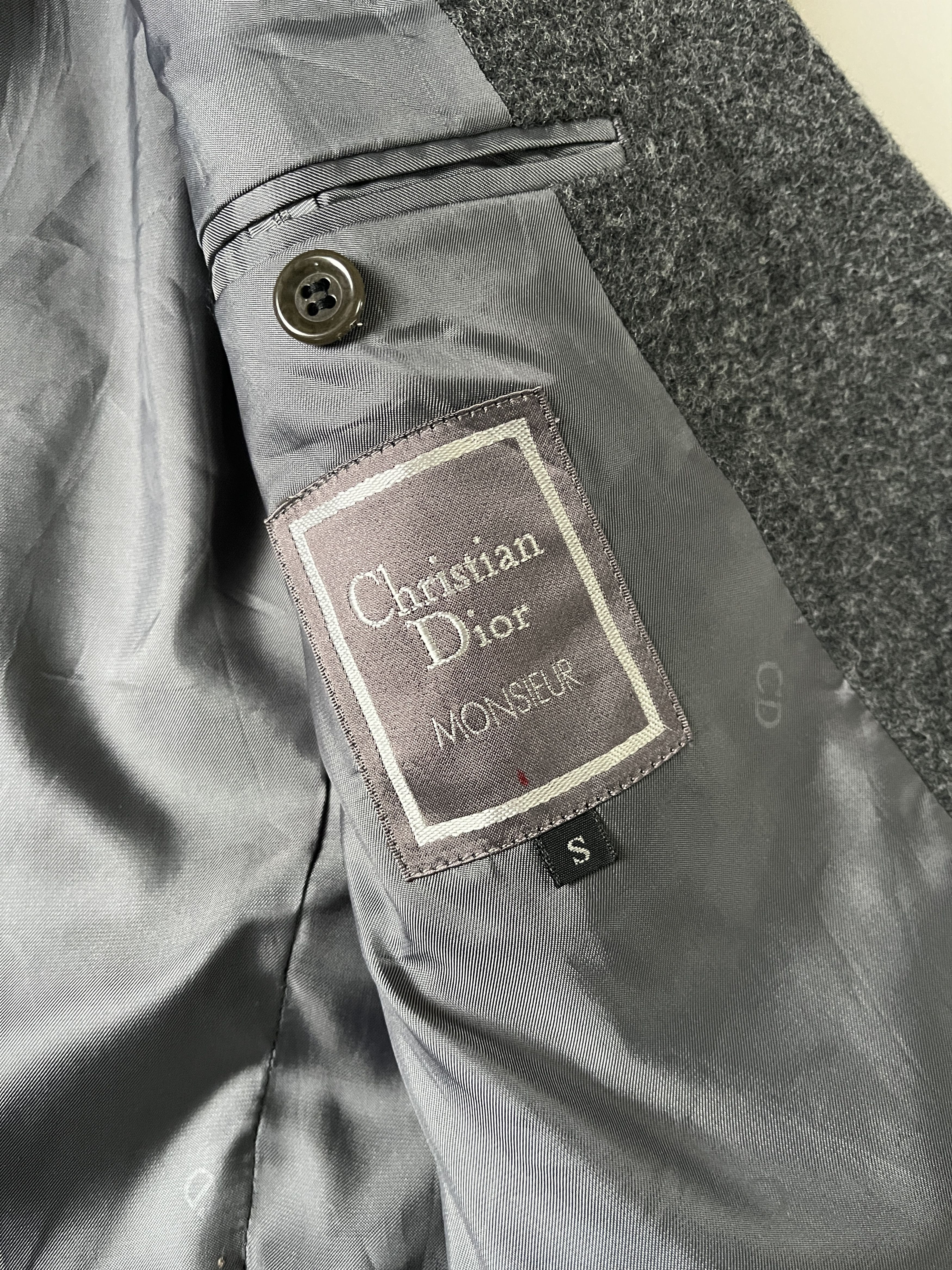 Christian Dior Monsieur Christian Dior Monsieur Wool Grey Blazer S Size 42R - 7 Thumbnail