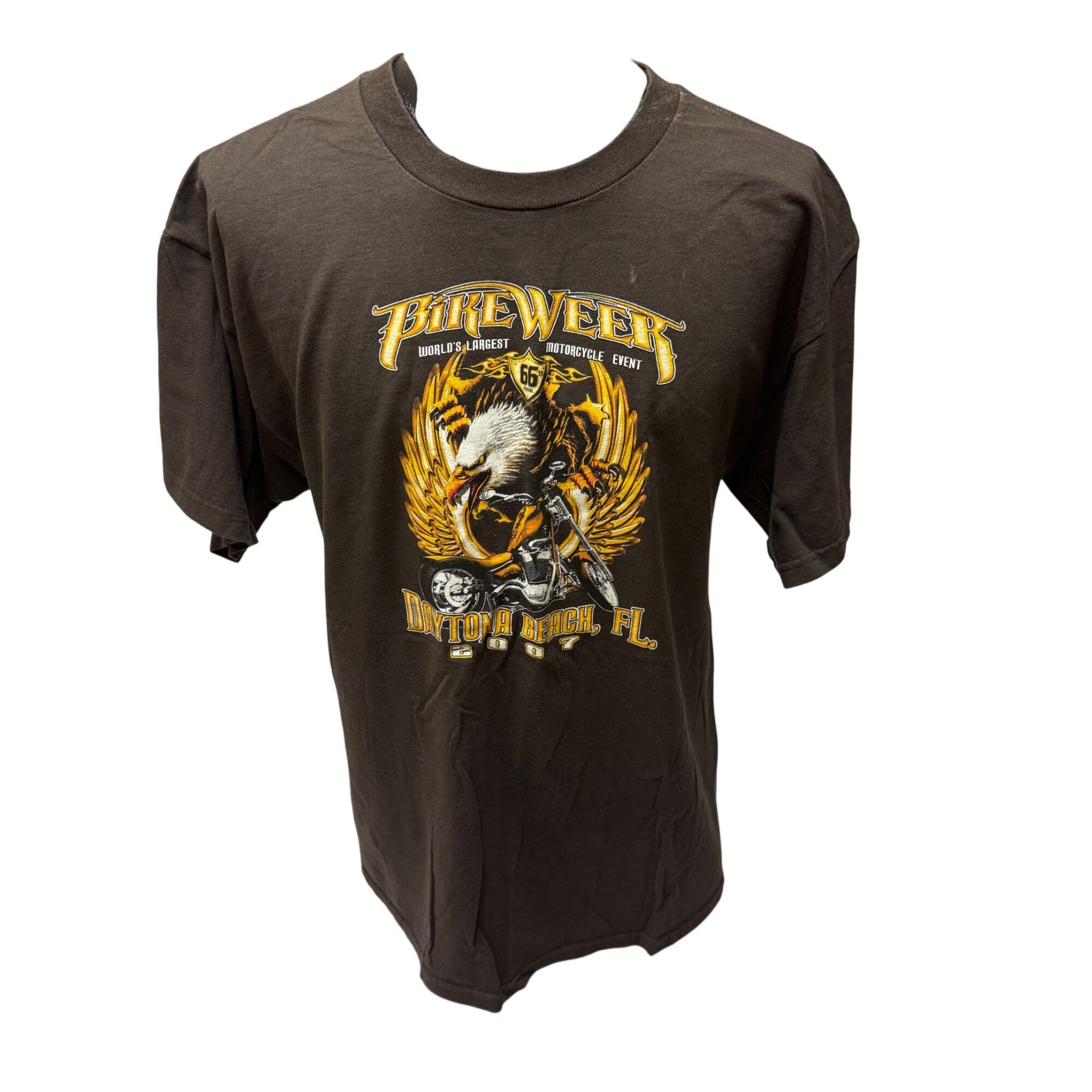 Delta GOLD WINGED EAGLE Motorcycle BIKE WEEK Daytona FL T Shirt Size US L / EU 52-54 / 3 - 2 Thumbnail