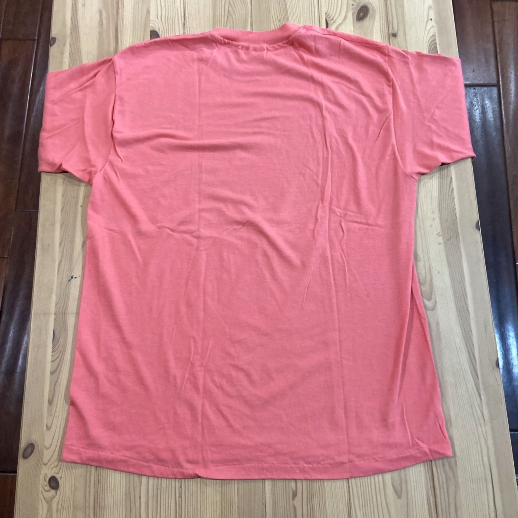 Hanes VINTAGE Sacramento South Fork River Coloma Map T Shirt XL Hanes Men 90s 90s Shirt Pink Col leless Crew Neck Short Sleeve Cotton Size XL Size US XL / EU 56 / 4 - 6 Thumbnail