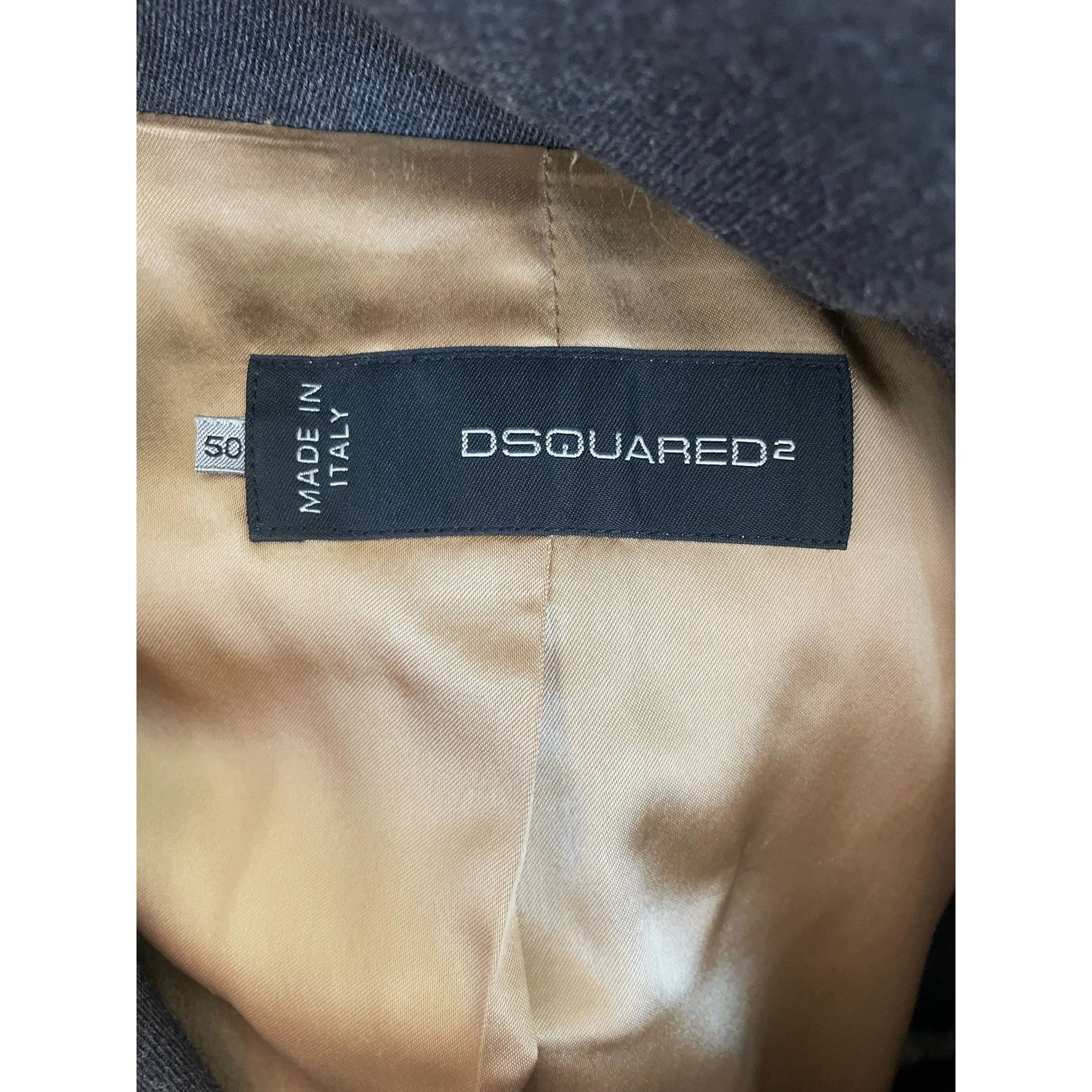 Dsquared2 DSquared 100% Wool Gray 3-button Topcoat Size US M / EU 48-50 / 2 - 9 Thumbnail