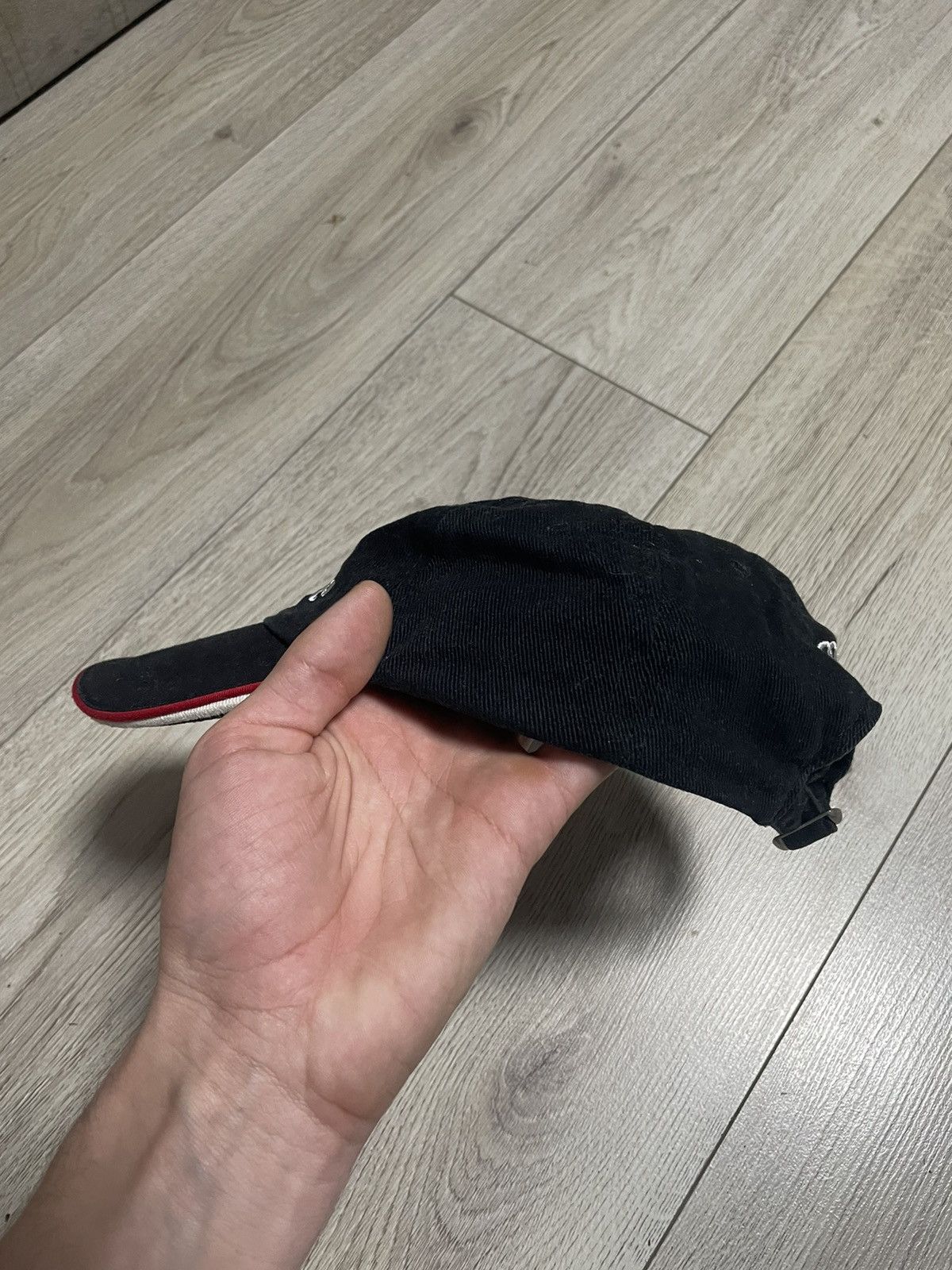 Audi Vintage Audi S Line Cap Black Red Trim Motorsport Hat Size ONE SIZE - 4 Thumbnail