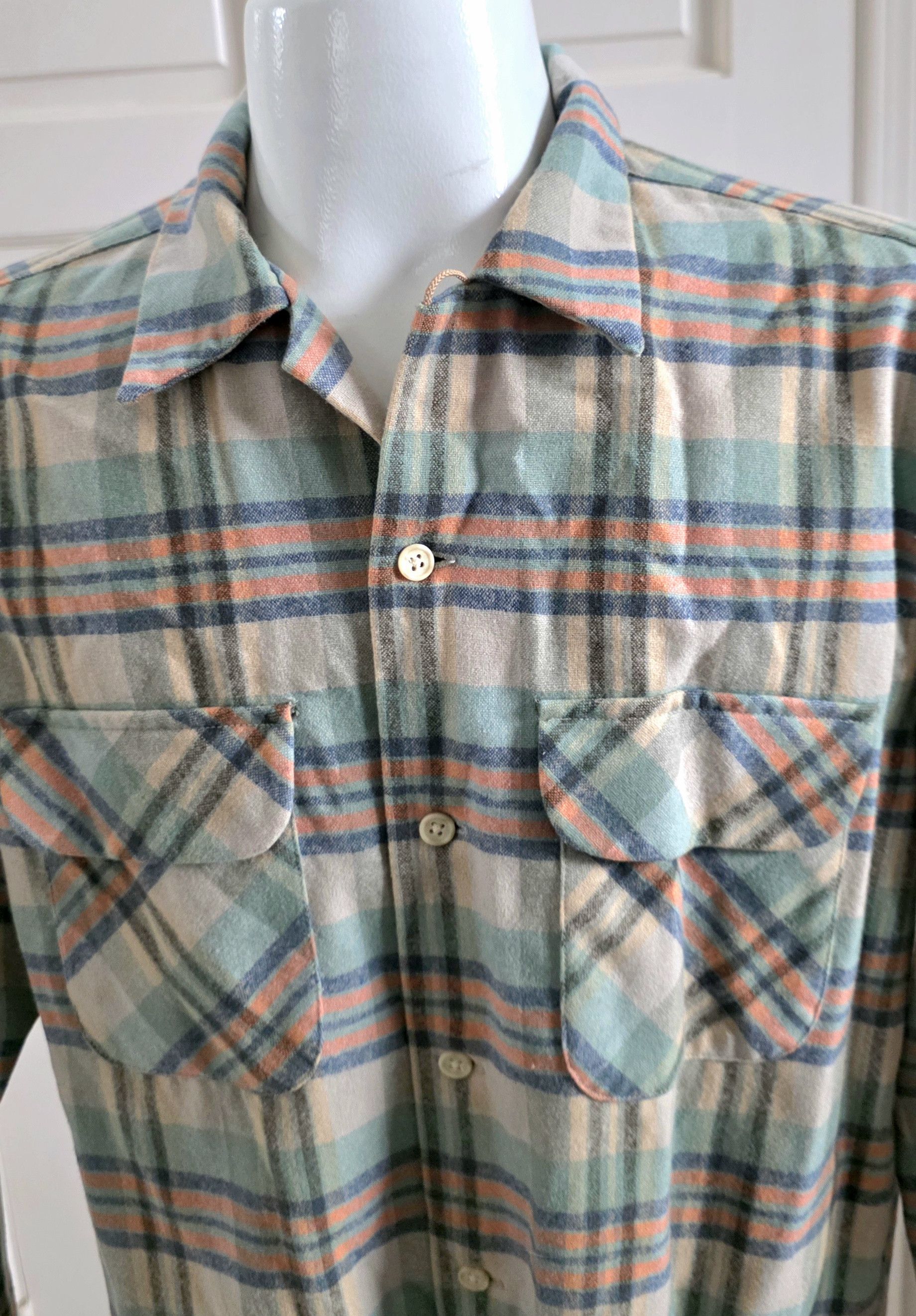 Pendleton Pendleton Board Shirt Wool Flannel multicolor Plaid MT Size US M / EU 48-50 / 2 - 2 Thumbnail