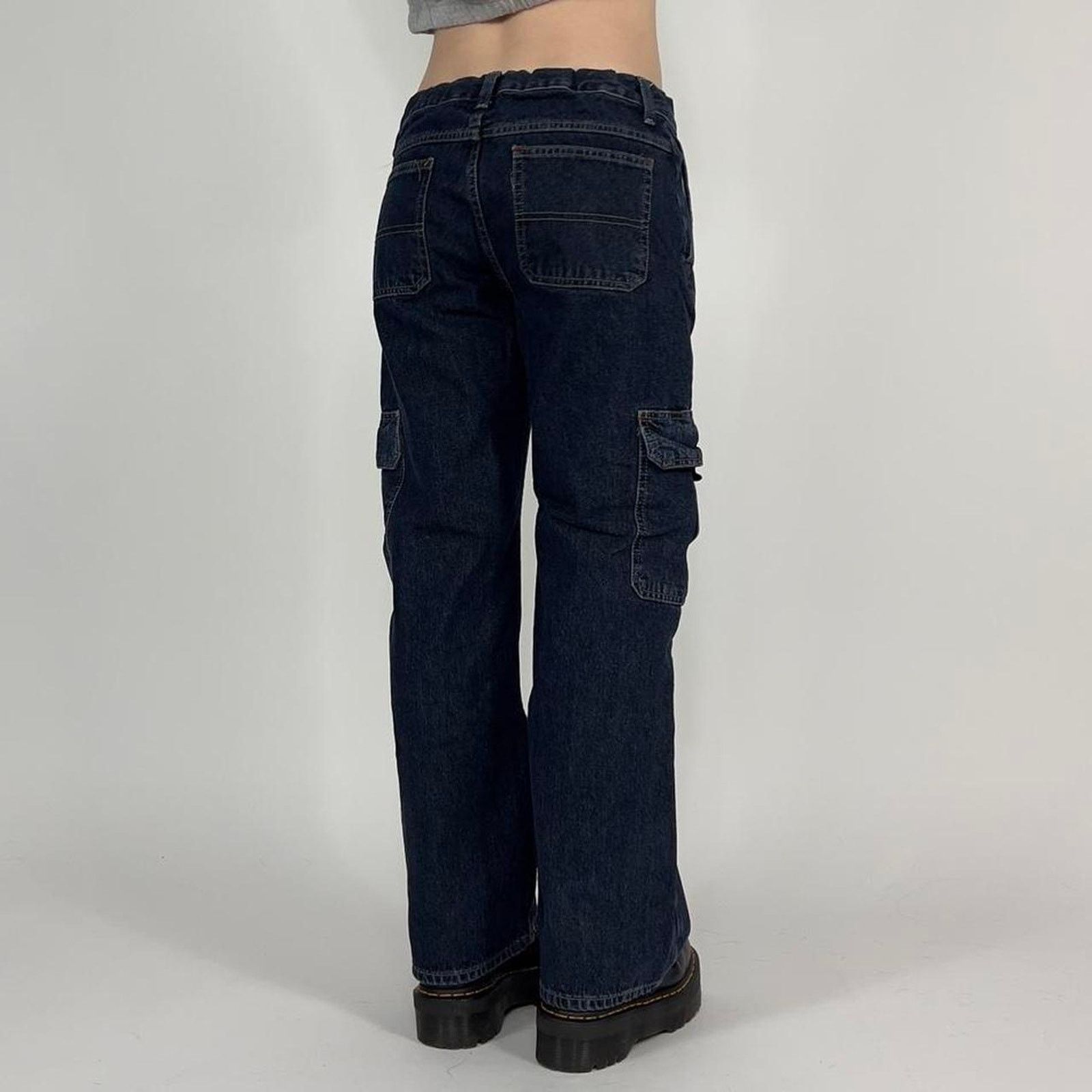 Japanese Brand × Wrangler Y2K Wrangler Blue Husky-Fit Utility Cargo Pants Size 32" / US 10 / IT 46 - 2 Thumbnail