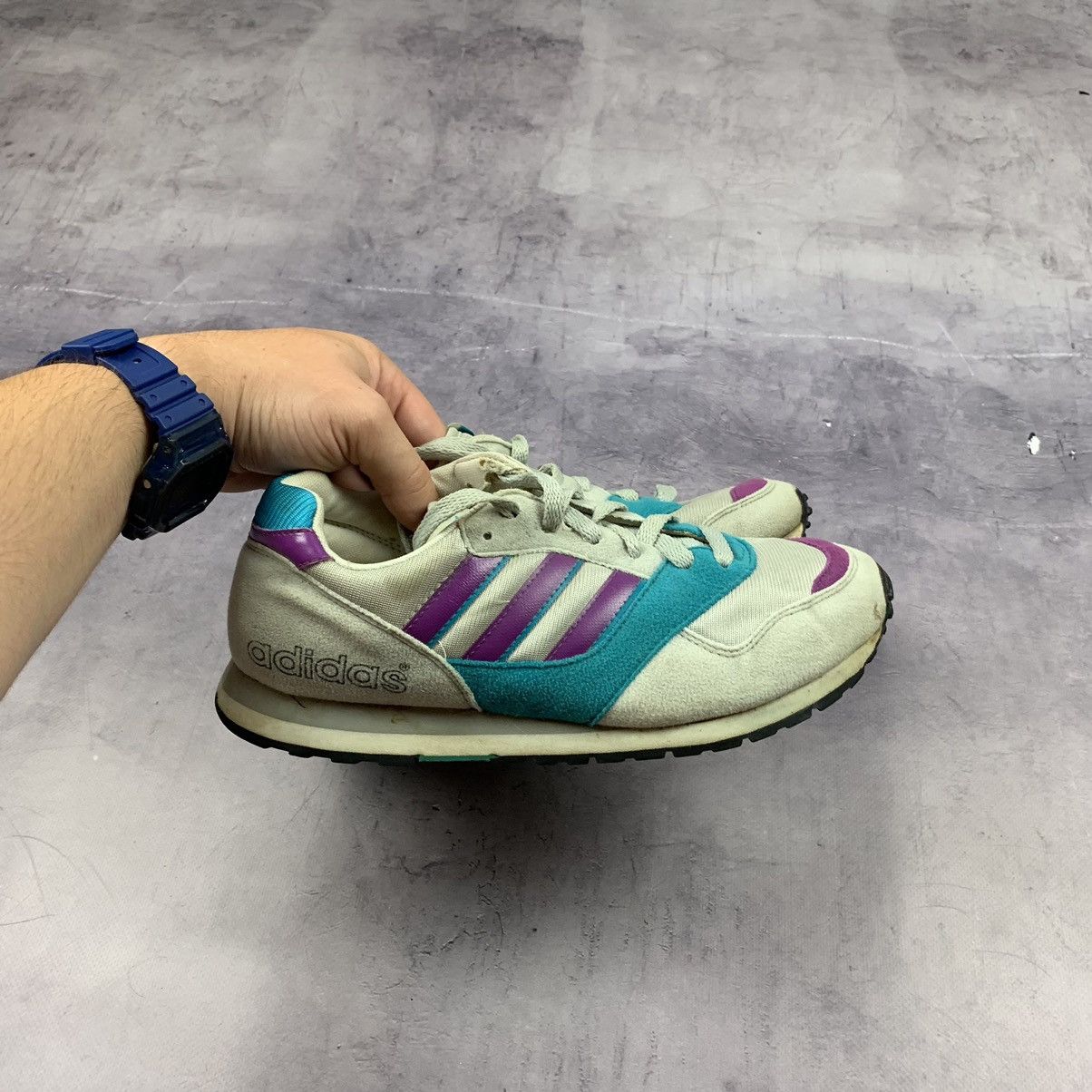 Adidas × Streetwear × Vintage Rare ! Vintage Adidas Quasar OG Running ...