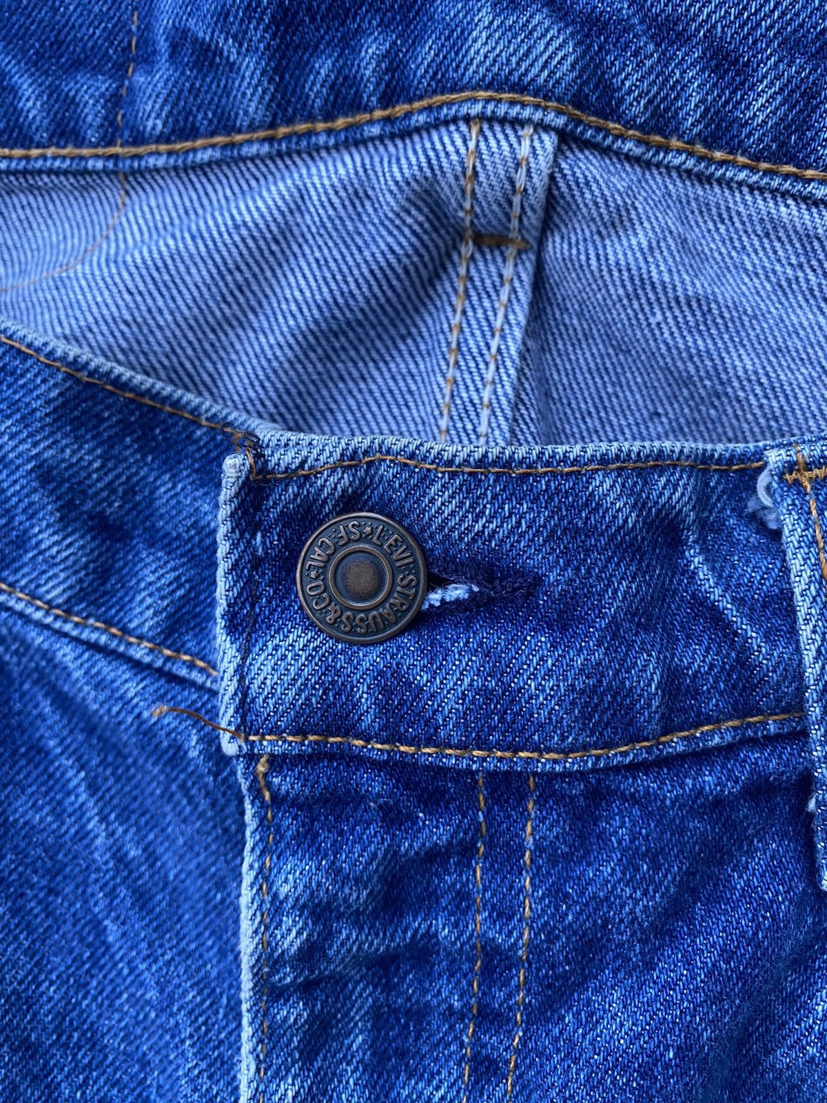 Levi's 90s Vintage Levis 505 Orange Tab Zipper Size US 34 / EU 50 - 6 Thumbnail