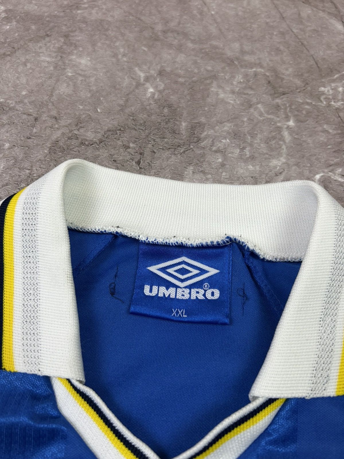 Chelsea Soccer × Umbro × Vintage Umbro Chelsea FC #Poyet Football Shirt Jersey season 1997 Size US XXL / EU 58 / 5 - 4 Thumbnail