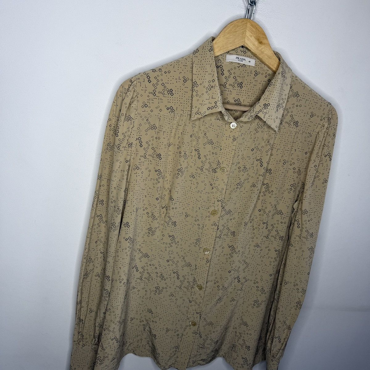 Prada Prada beige Archive shirt Size M / US 6-8 / IT 42-44 - 3 Thumbnail