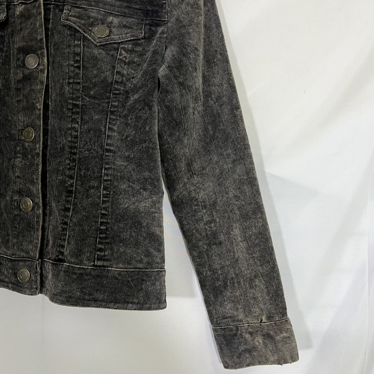 Seditionaries LEEJOANNA CORDUROY MUSHROOM NECK DENIM JACKET Size S / US 4 / IT 40 - 4 Thumbnail