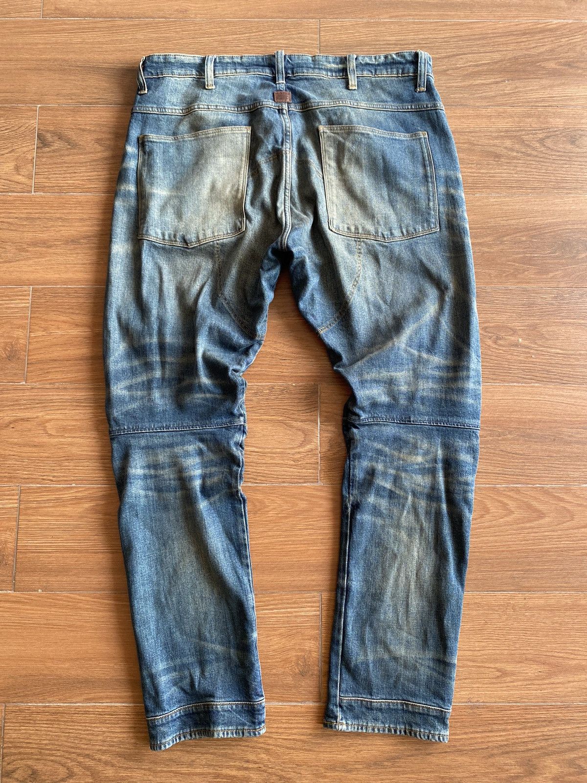 Issey Miyake Vintage issey miyake G Star Original Raw Bikers Denim pants Size US 36 / EU 52 - 11 Thumbnail