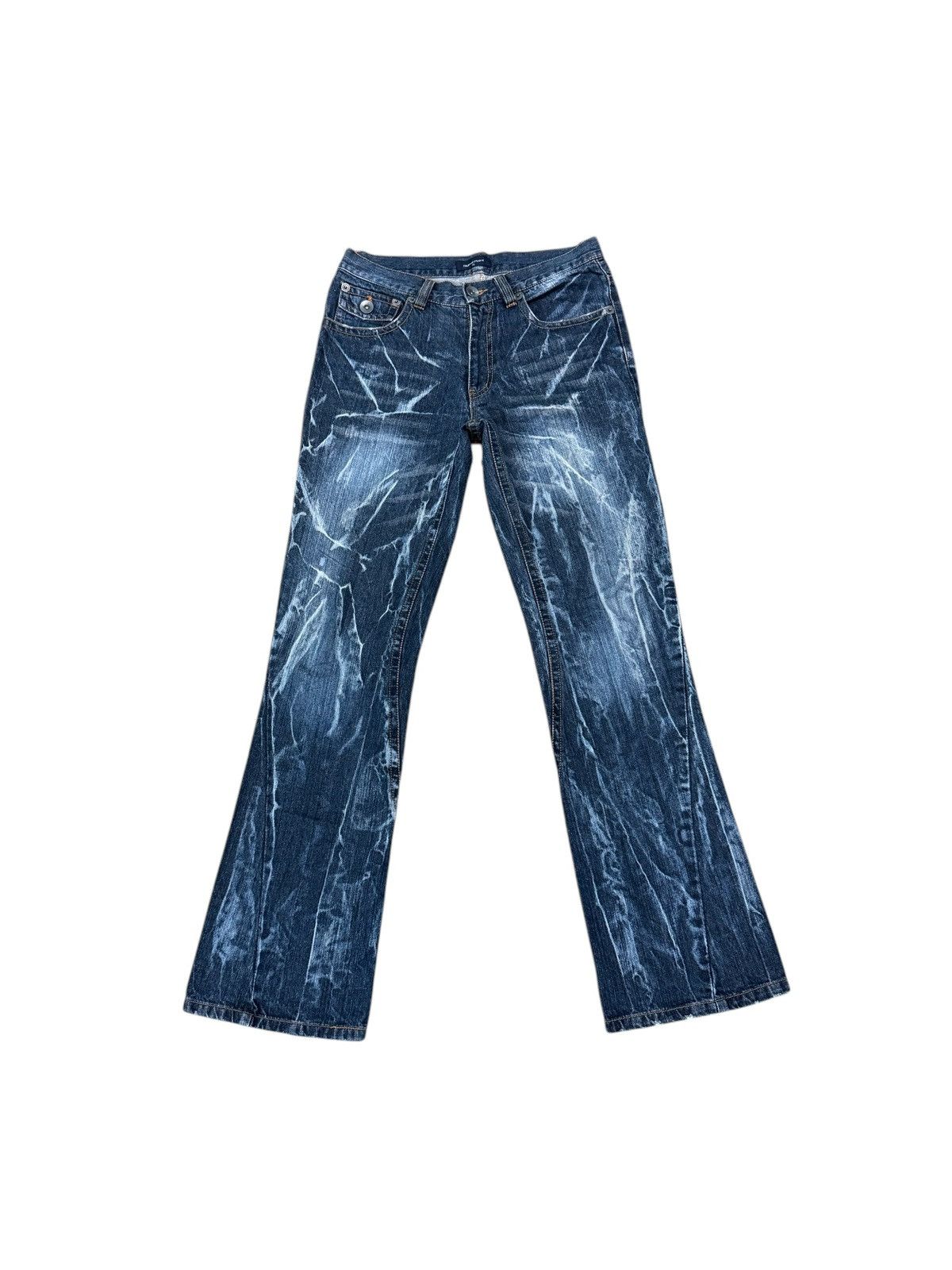 Japanese Brand JAPANESE BRAND SIGNAL POINT FLARE JEANS Size US 31 - 1 Thumbnail