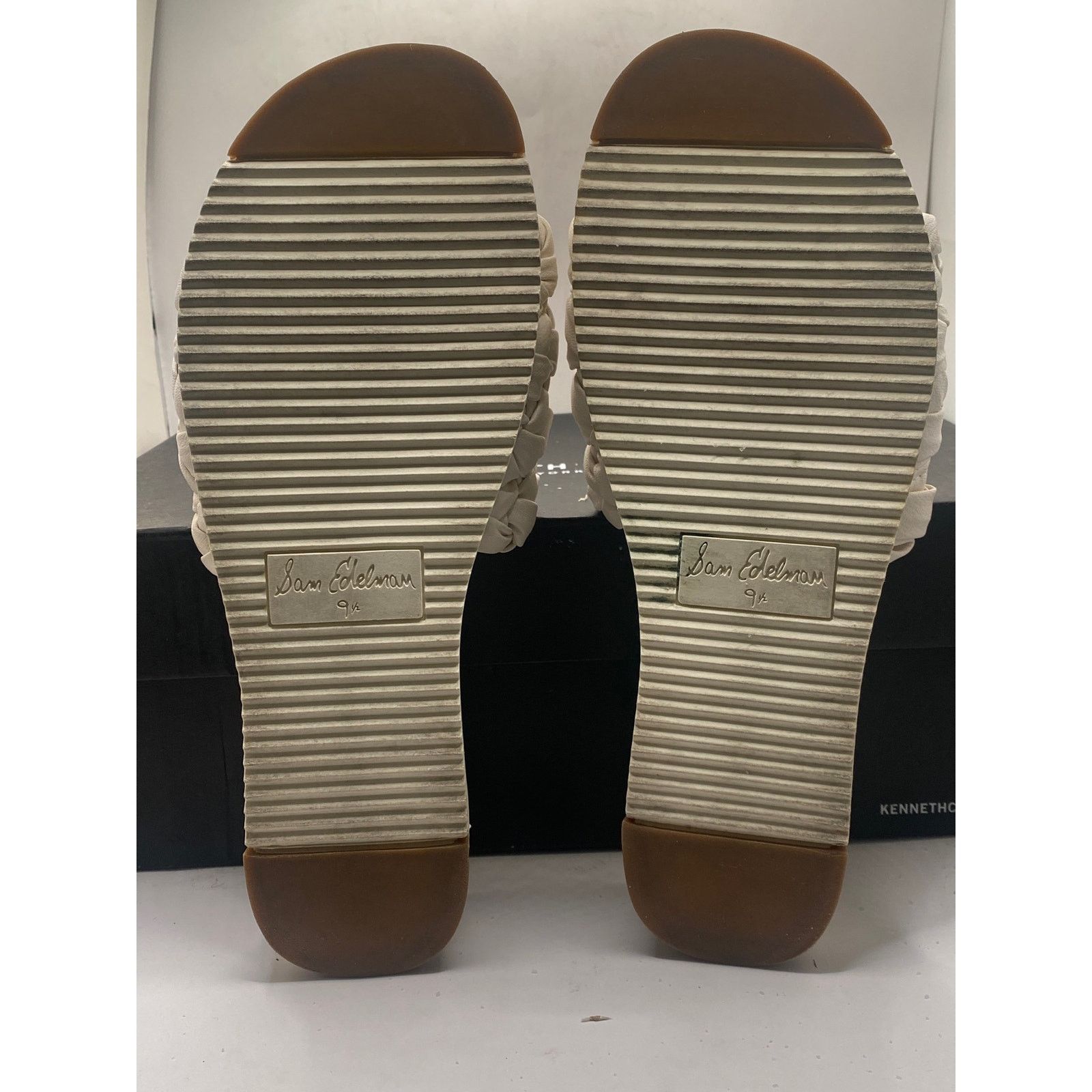 Sam Edelman Sam Edelman Ainslie White Braided Flat Slide Sandal 9.5 Size US 9.5 / IT 39.5 - 6 Thumbnail