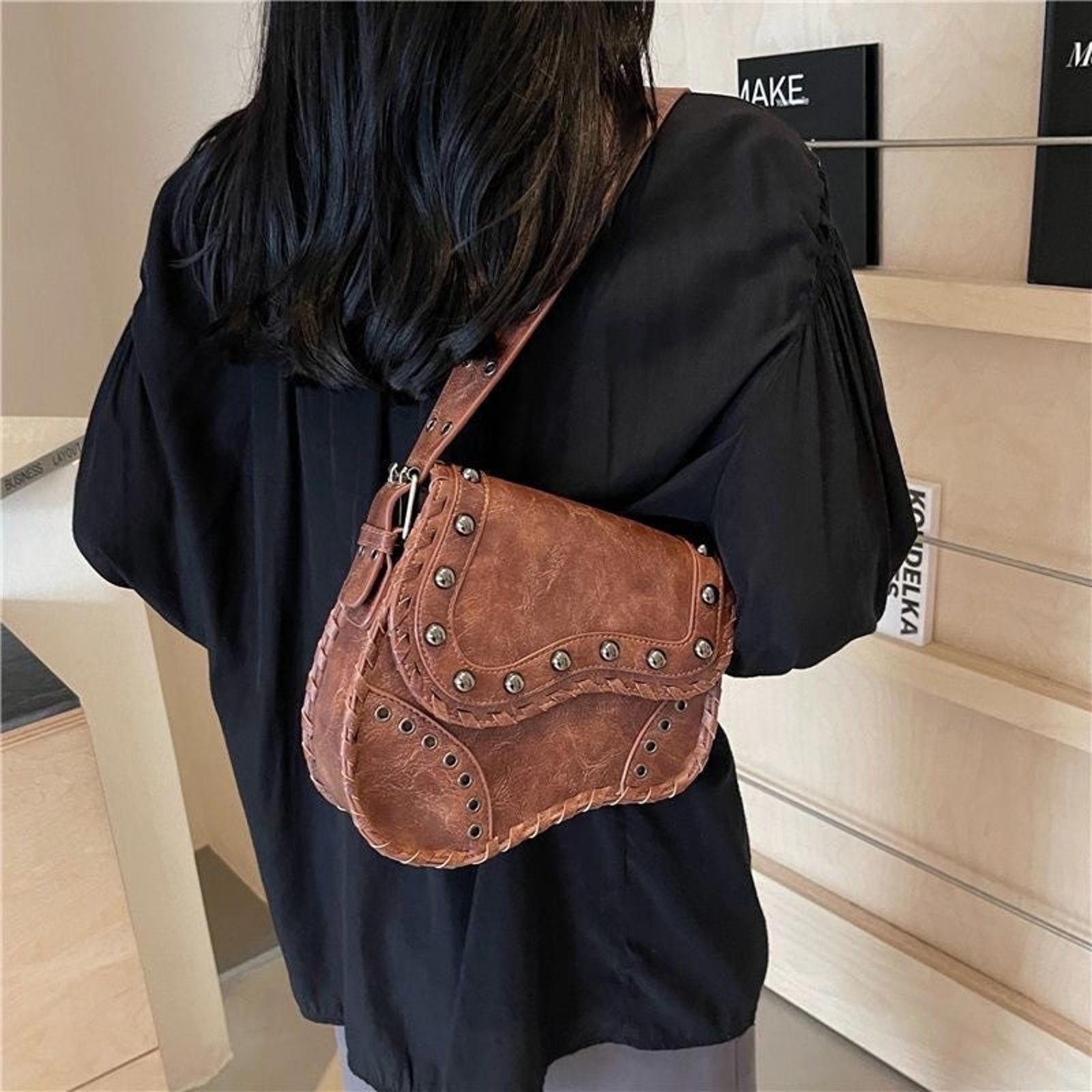 Other Rivet Saddle Bag – Dial Strap, Large Crossbody Fit Size ONE SIZE - 12 Thumbnail