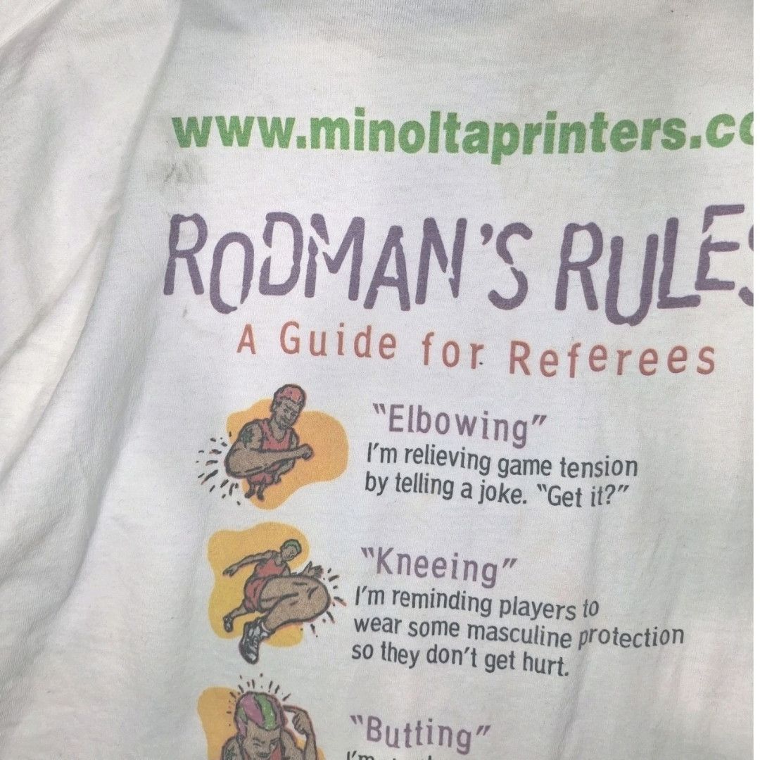 Other Dennis Rodman shirt RARE 1990s vintage Size US XL / EU 56 / 4 - 8 Thumbnail