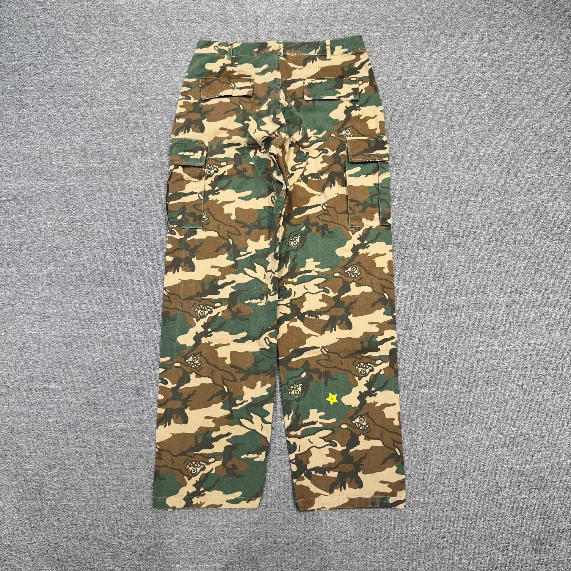 Billionaire Boys Club BBC Flying Dog Camo Cargo Pants Q5 Size US 32 / EU 48 - 2 Thumbnail