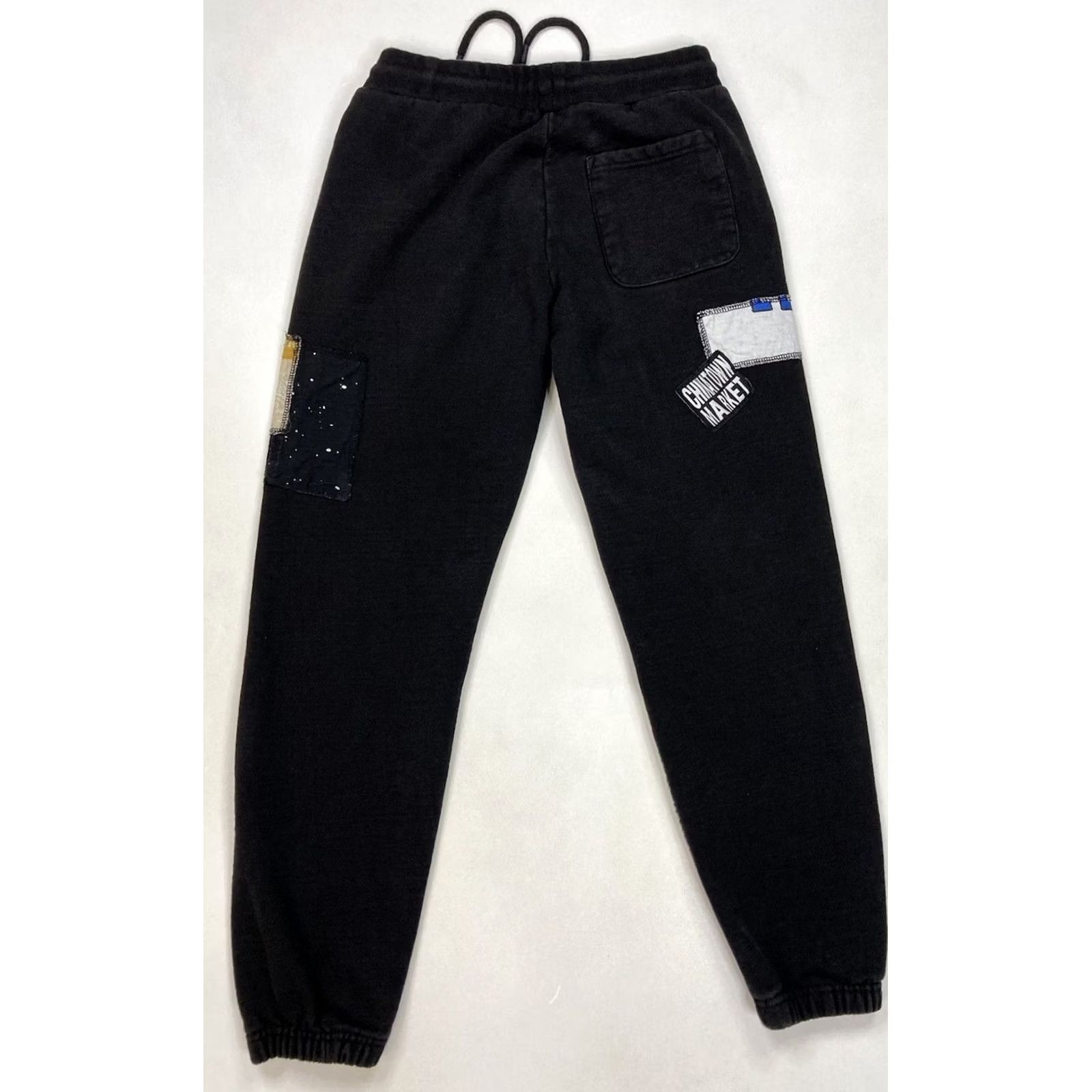 Vintage Chinatown Market Sweatpants Patchwork Jogger Men Small Black Sweatpants Size US 29 - 4 Thumbnail