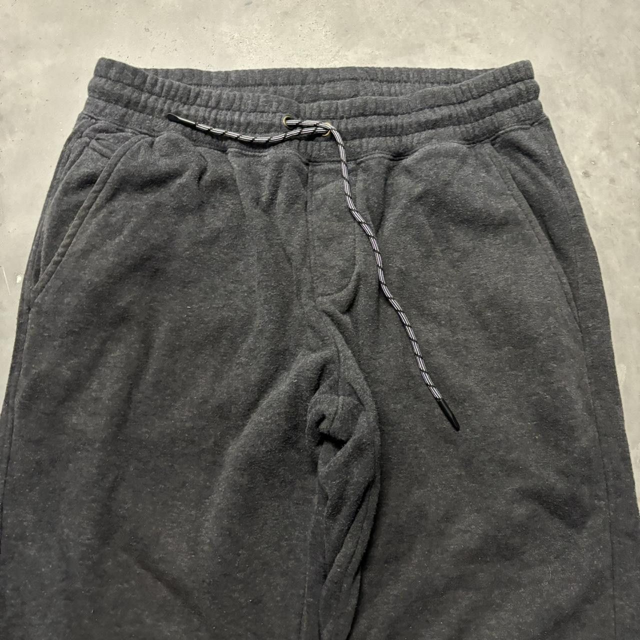 Japanese Brand × Vintage Crazy Vintage Y2K/2000s Dark Grey Essential Sweatpants! Size US 32 / EU 48 - 4 Thumbnail