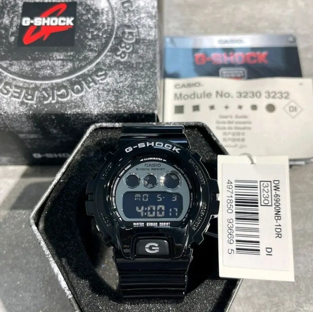 Casio Casio G Shock DW-6900NB-1DR Size ONE SIZE - 2 Thumbnail