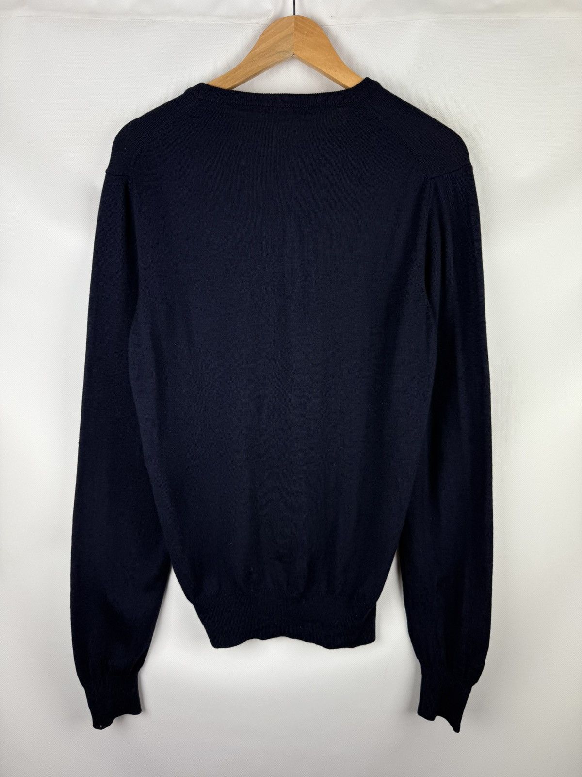 Versace Versace Collection Knitted Wool Crew Neck Sweater Pullover Size US L / EU 52-54 / 3 - 13 Thumbnail