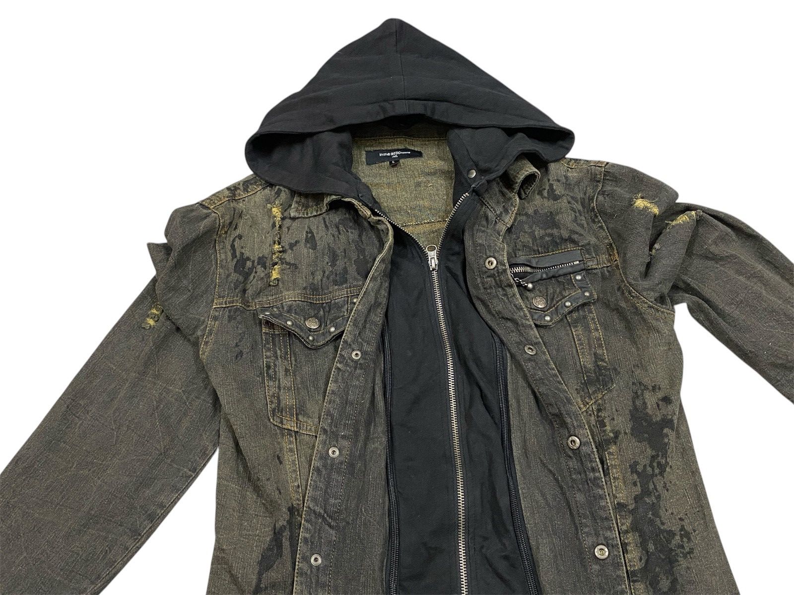 In The Attic Vintage In The Attic Homme Jacket Hoodie Double Layer Size US L / EU 52-54 / 3 - 2 Thumbnail