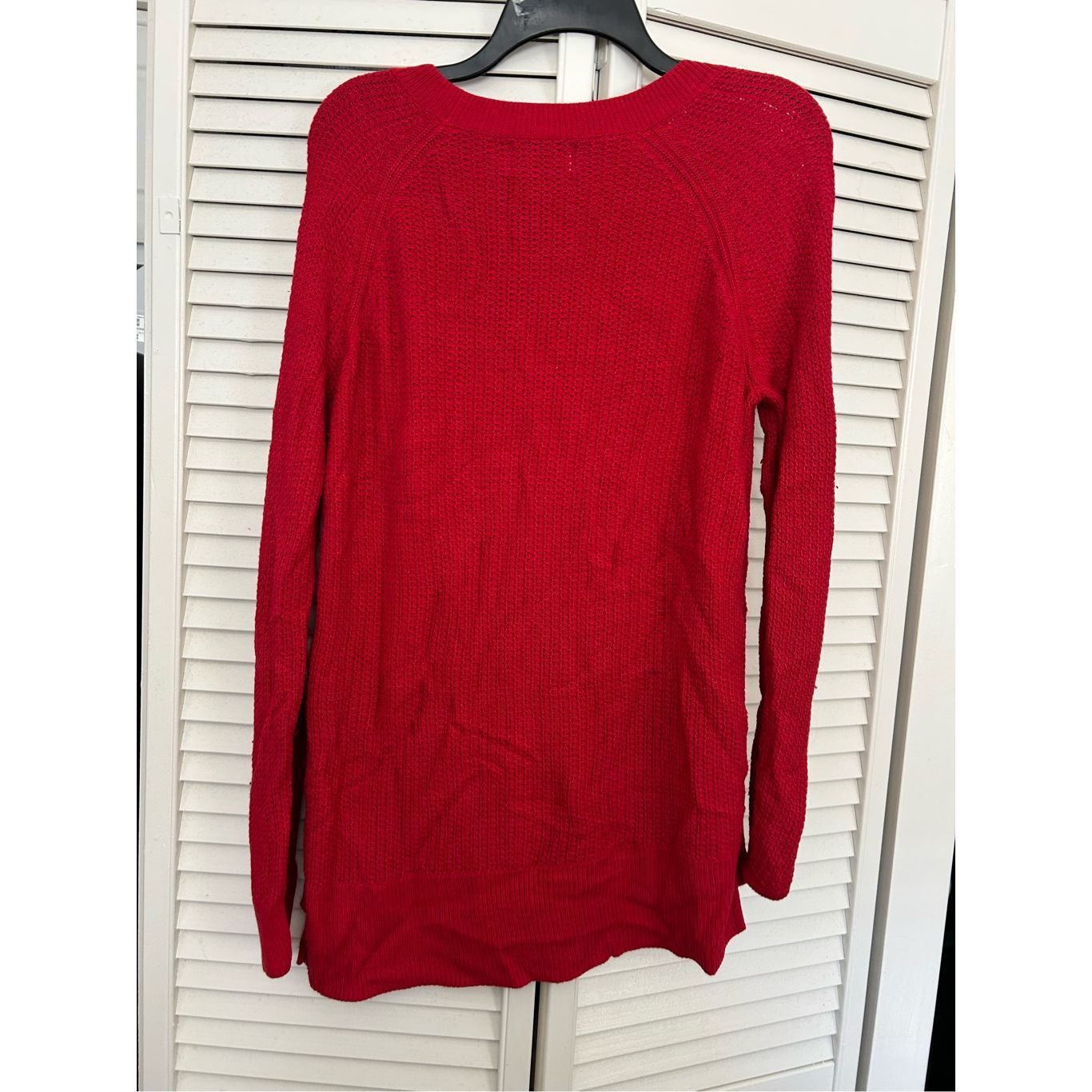 Old Navy Old Navy Chunky Knit Red Pullover Sweater, Size Large Size L / US 10 / IT 46 - 3 Thumbnail