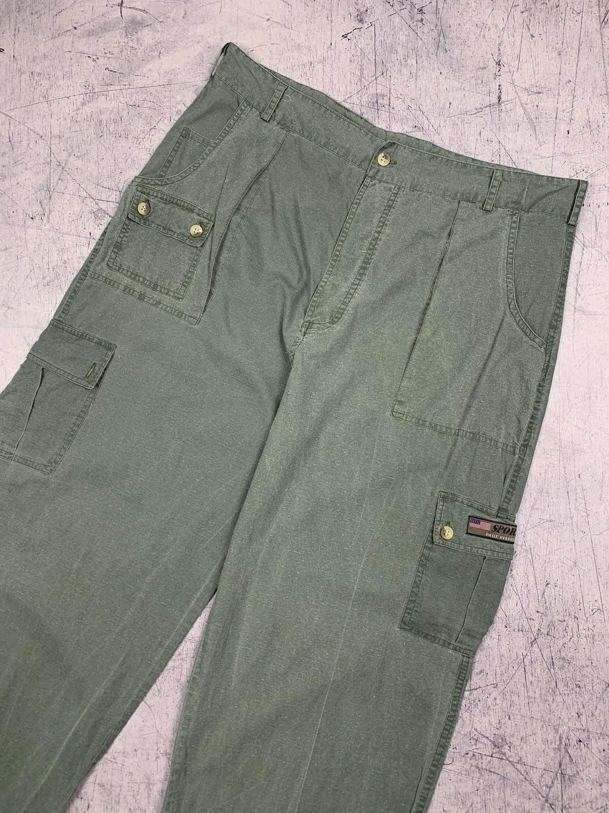 Vintage Vintage Y2K USA Cargo Multi Pocket Pants Travis Schott XXL Size US 38 / EU 54 - 2 Thumbnail