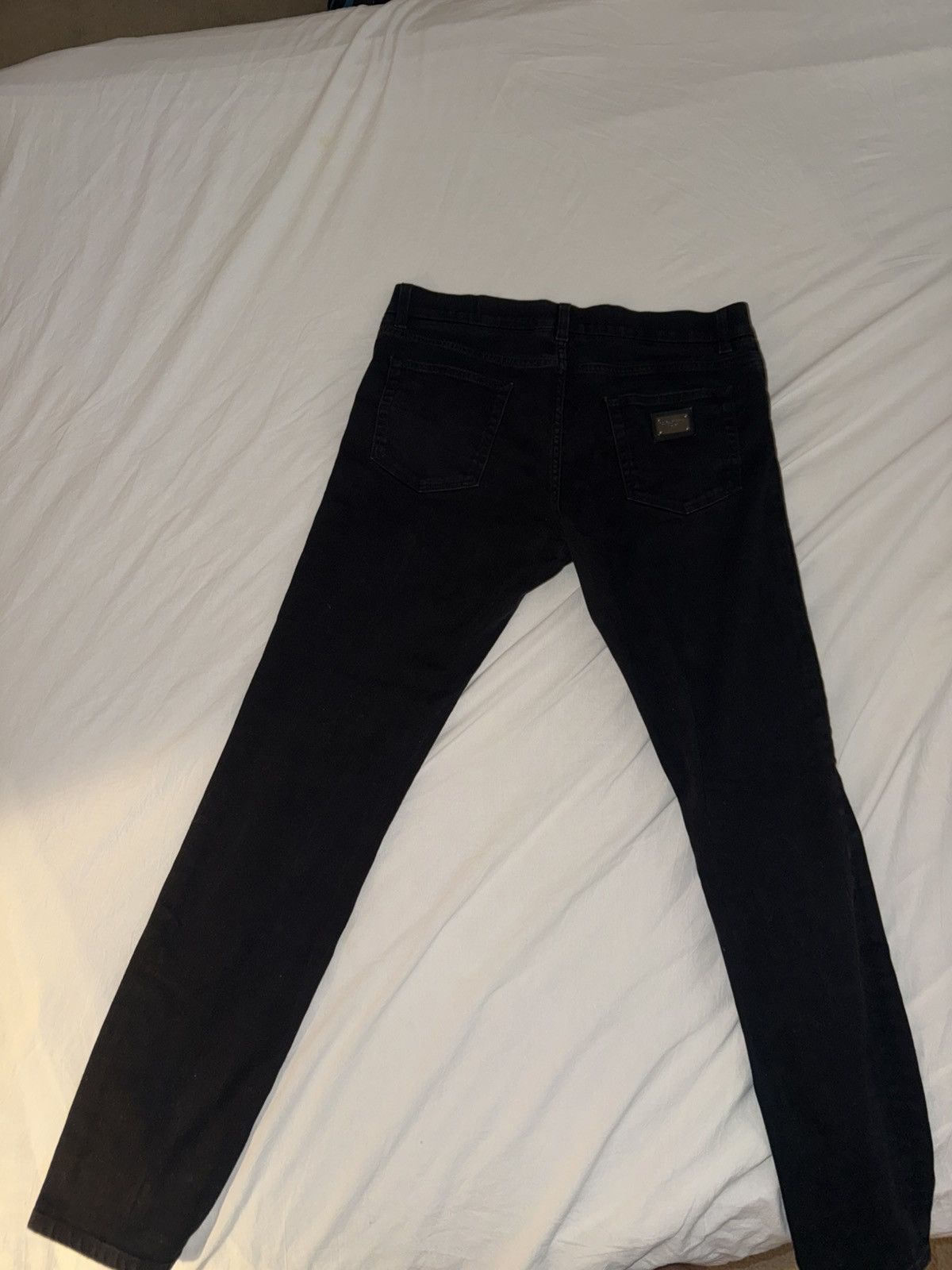 Dolce & Gabbana Dolce & Gabbana Black Slim Fit Denim Jeans Size 50 (34 US) Size US 34 / EU 50 - 8 Thumbnail