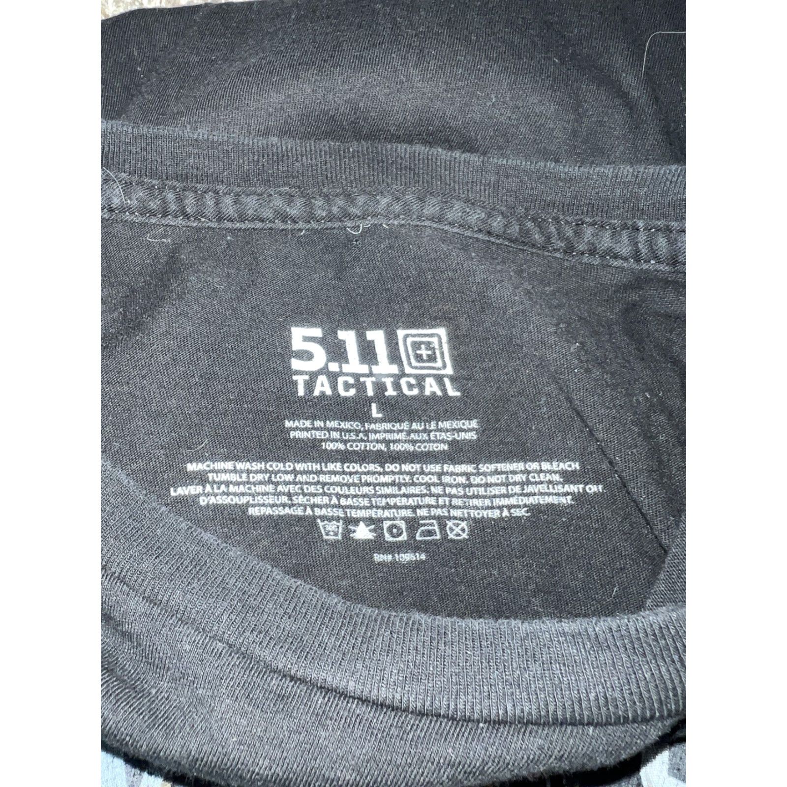 Vintage VINTAGE? (No) 5.11 Tactical Black Graphic T-Shirt Men’s L Size US L / EU 52-54 / 3 - 5 Thumbnail